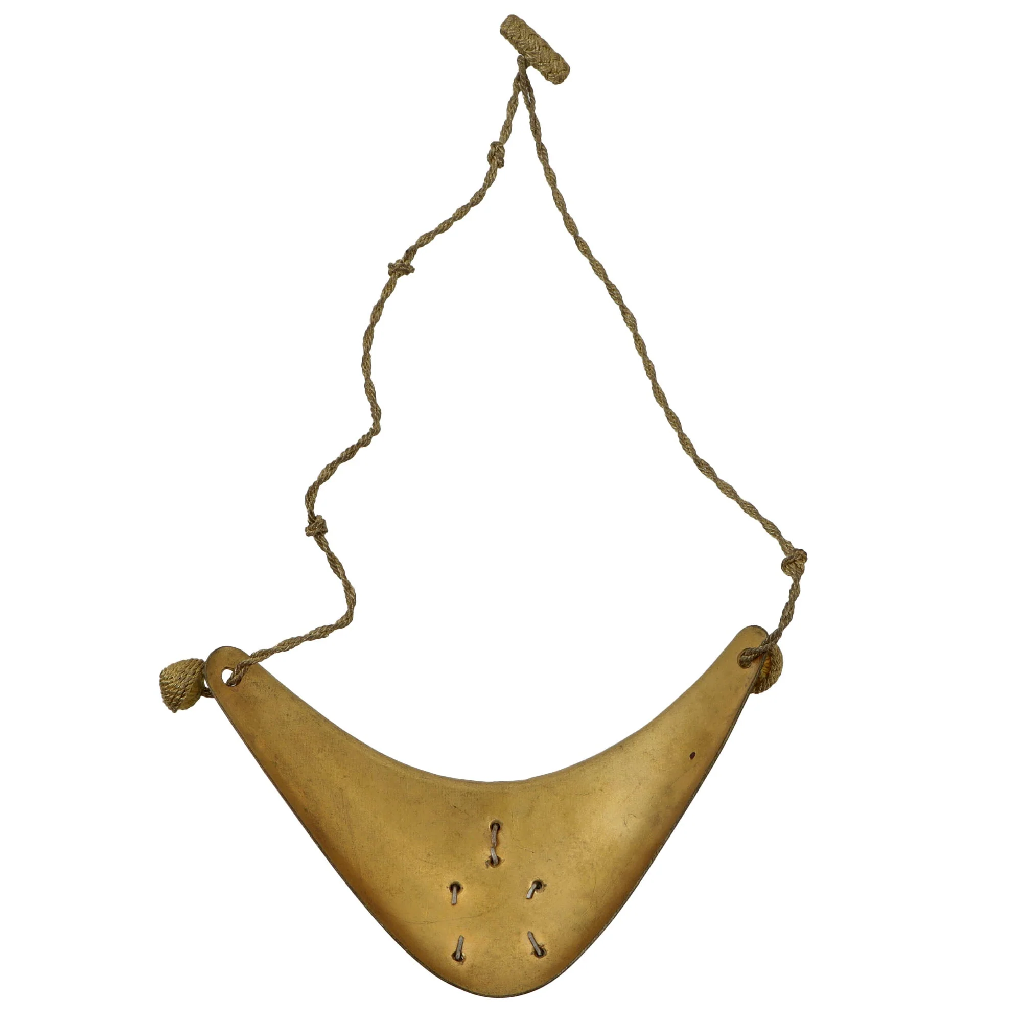 Original Spanish-American War Spanish Officer’s Gorget with Chain - Rare - Image 4