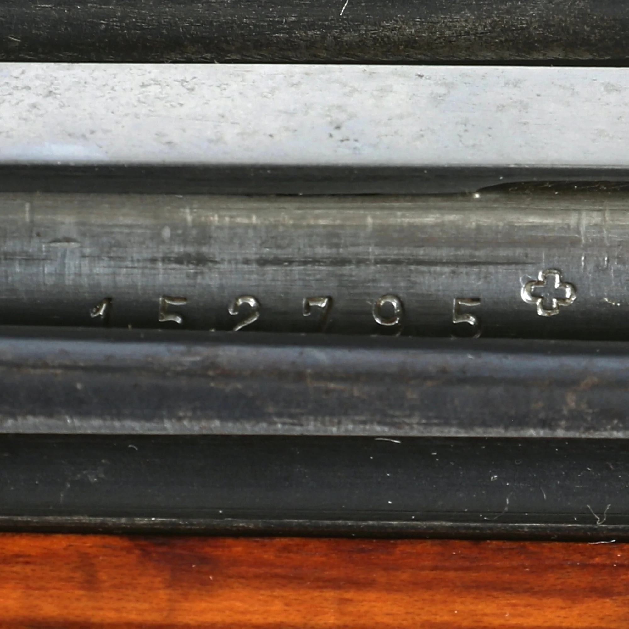 Original Swiss First Model 1889 Schmidt-Rubin Magazine Infantry Rifle in Excellent Condition with Muzzle Cover - Matching Serial 152795 - Image 8