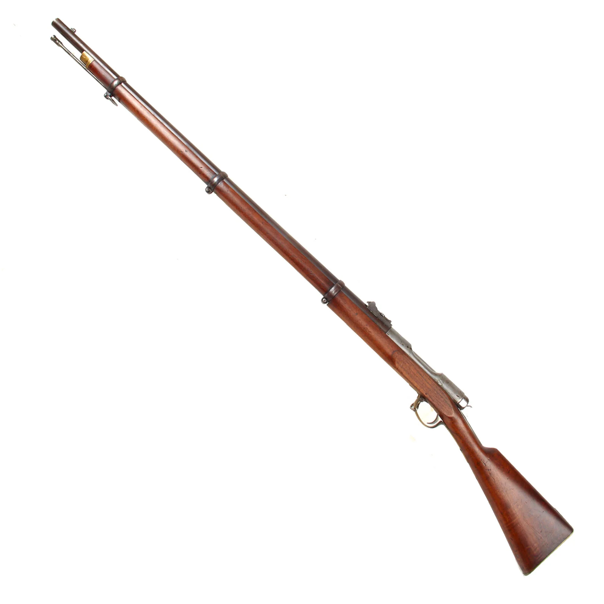 Original U.S. Brown Mfg Co. Merrill-Patent M-1871 Bolt-Action Rifle with British Birmingham Small Arms Trade Markings - circa 1872 - Image 3