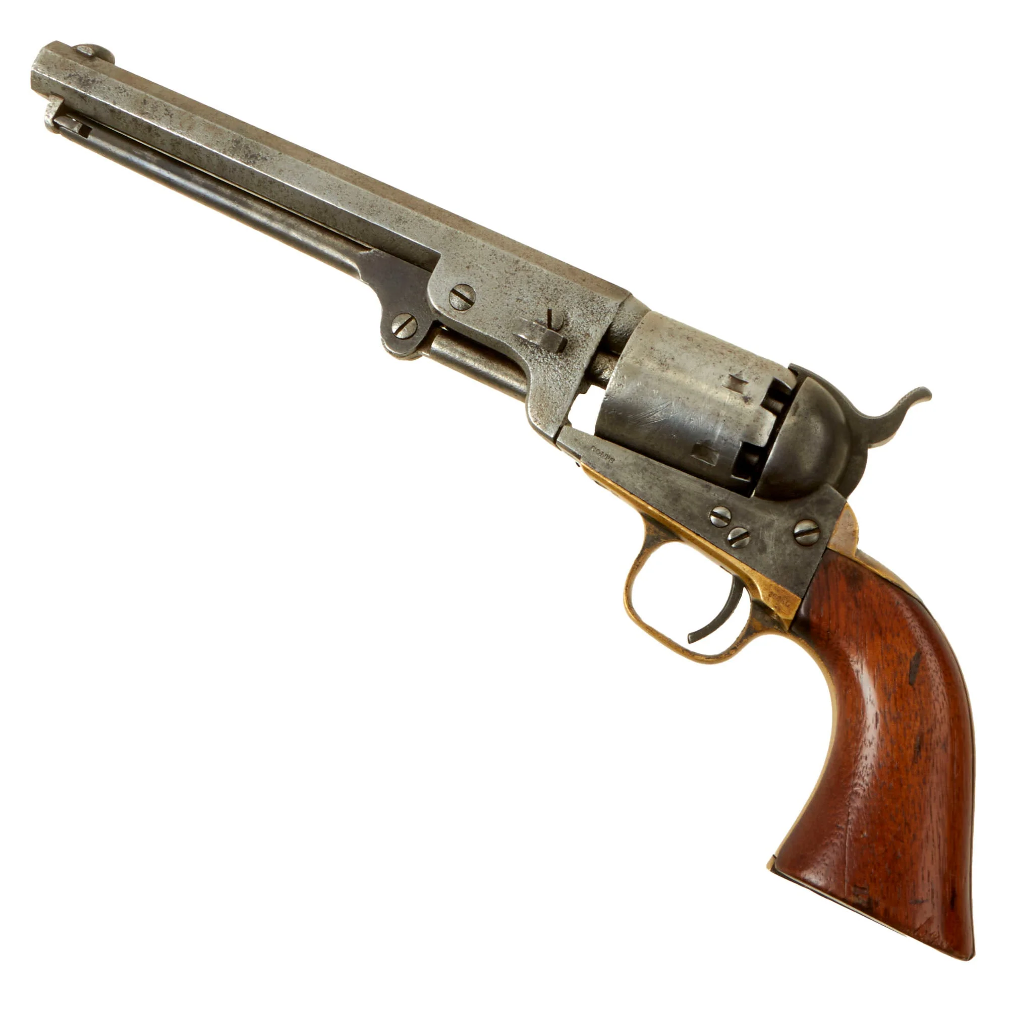 Original U.S. Civil War Colt Model 1851 Navy .36cal Percussion Revolver Made in 1863 - Serial 155296 - Image 2