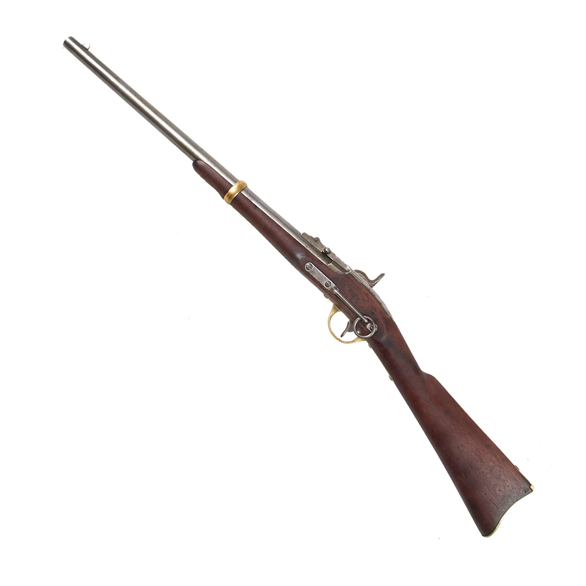 Original U.S. Civil War J.H. Merrill M1858 2nd Type Saddle Ring Breech Loading Cavalry Carbine - Serial 15909 - Image 2