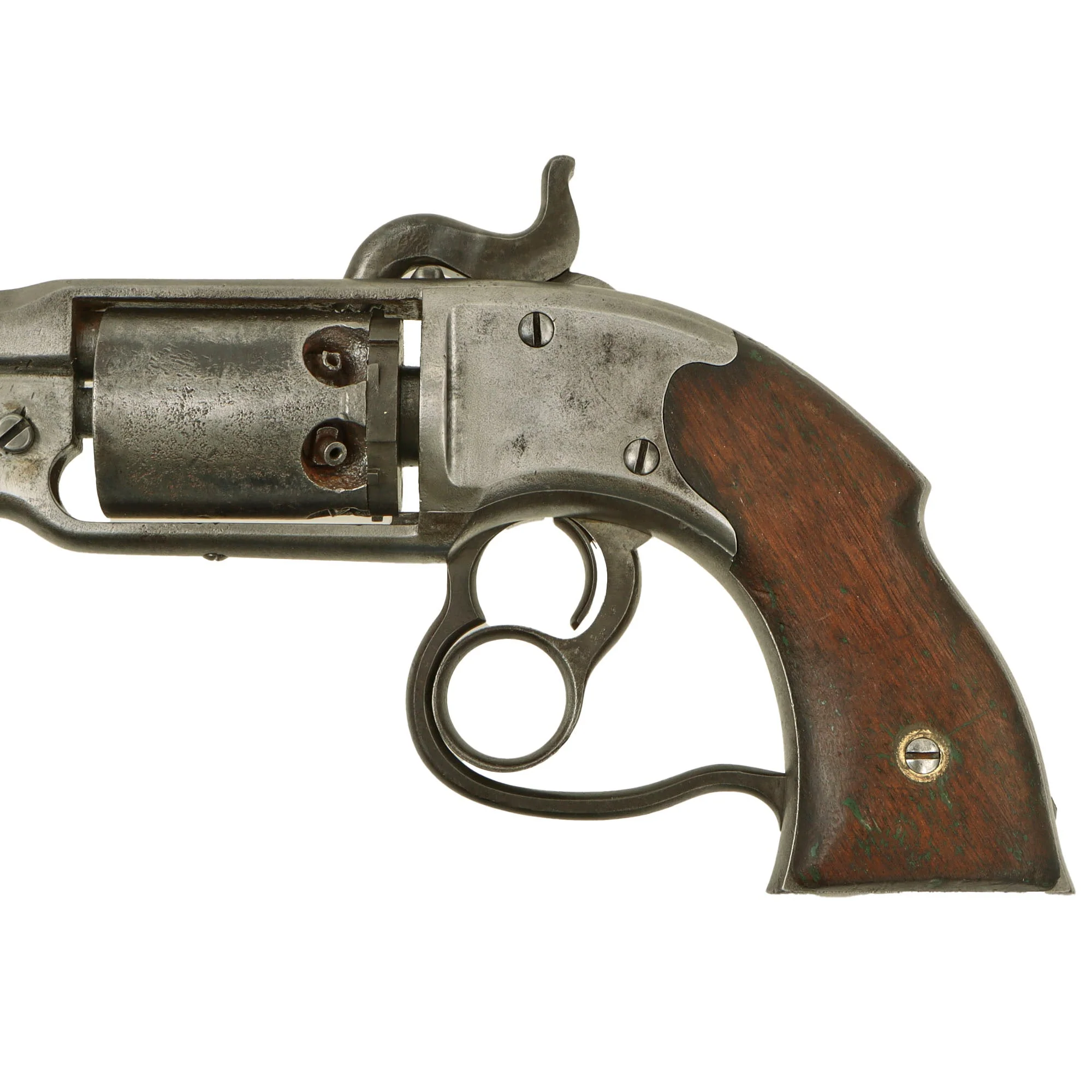 Original U.S. Civil War Savage 1861 Navy Model .36 Caliber Percussion Revolver Serial 1114 - Missing Loader - Image 7
