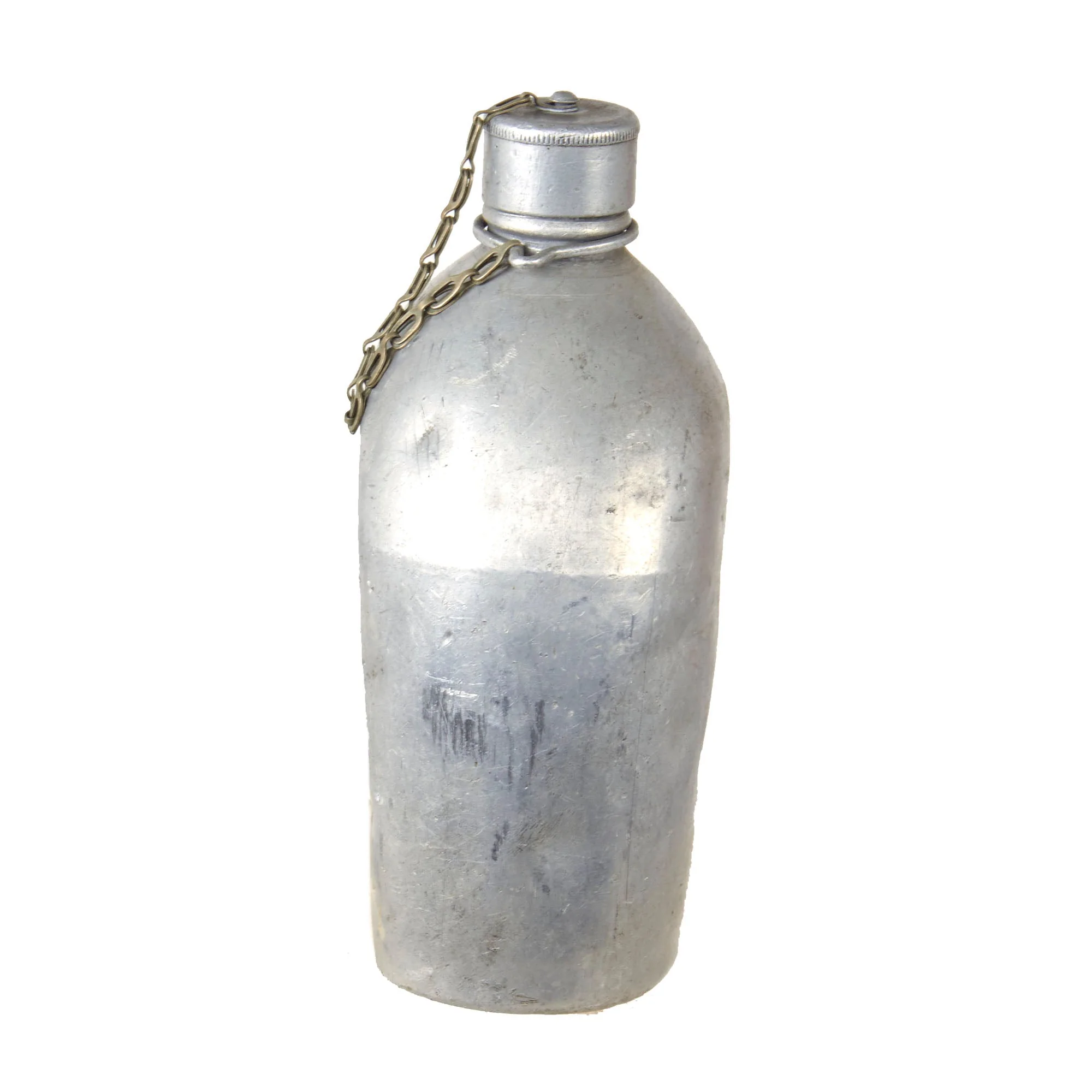 Original U.S. Early WWI “Spun” M1910 Canteen in “Rimless Eagle Snap” Cover Marked to Machine Gun Unit - Image 9