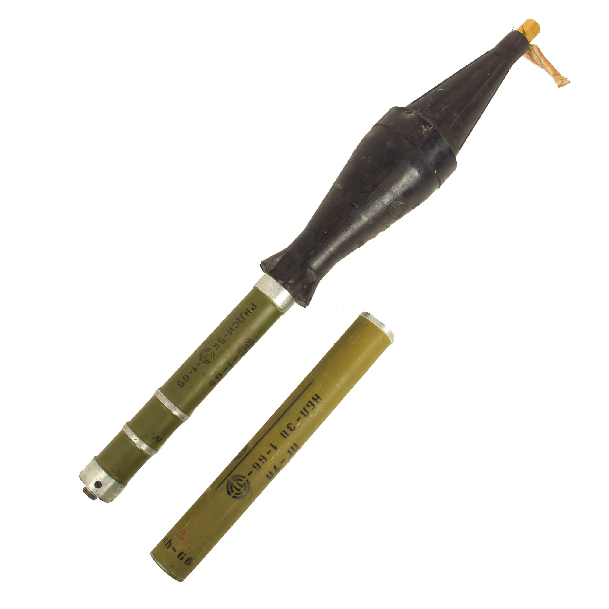 Original U.S. Global War On Terror Inert RPG-7 Launcher OPFOR Training Aid With Cold War Era Bulgarian Inert Training Rocket - Image 6