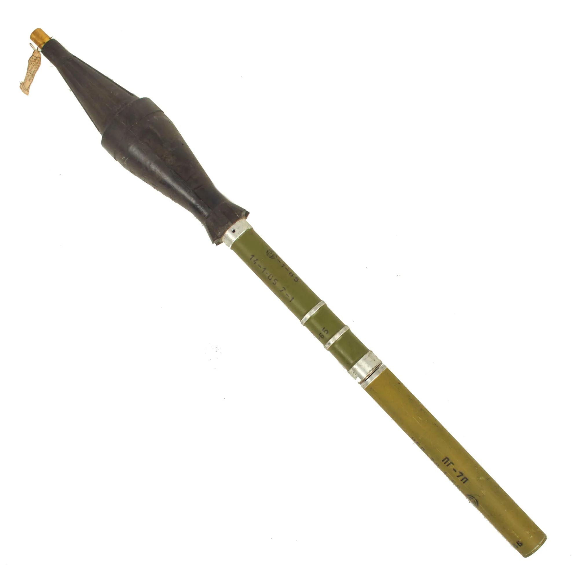 Original U.S. Global War On Terror Inert RPG-7 Launcher OPFOR Training Aid With Cold War Era Bulgarian Inert Training Rocket - Image 8