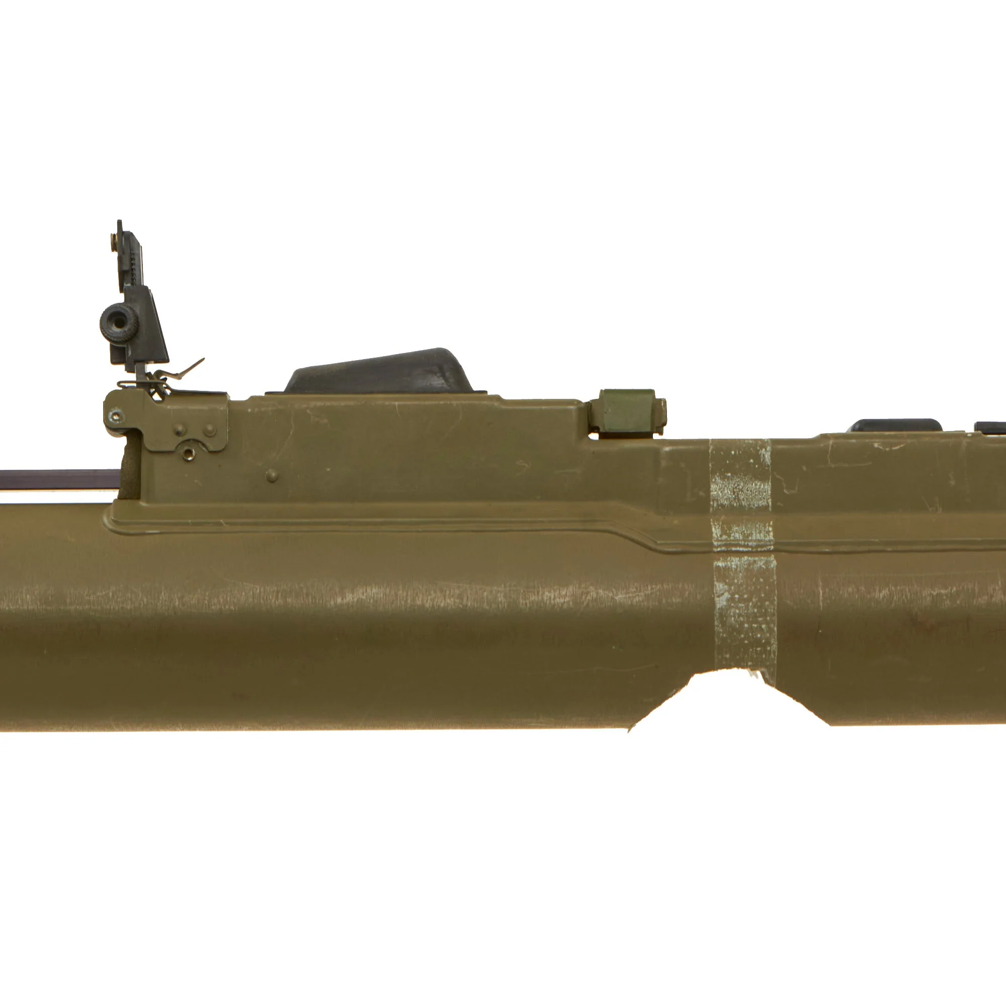 Original U.S. Global War on Terror INERT M72A7 Light Anti-Tank Weapon LAW Rocket Propelled Grenade Launcher With Picatinny Rail and Sling Assembly - Dated 2007 - Image 21