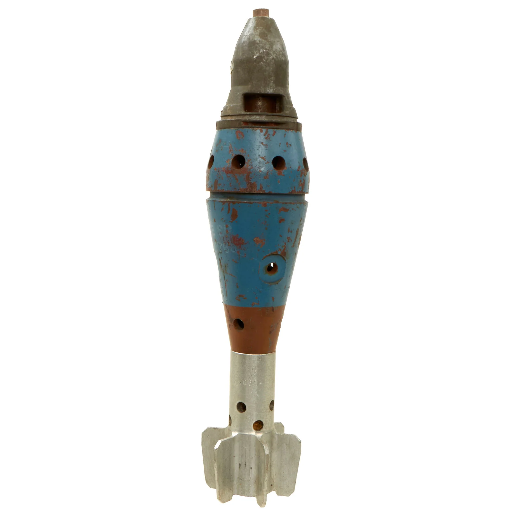 Original U.S. Gulf War Inert 60mm Target Practice M880 Short Range Training Round With Fuse - For Use With M252 Mortar System - Image 6