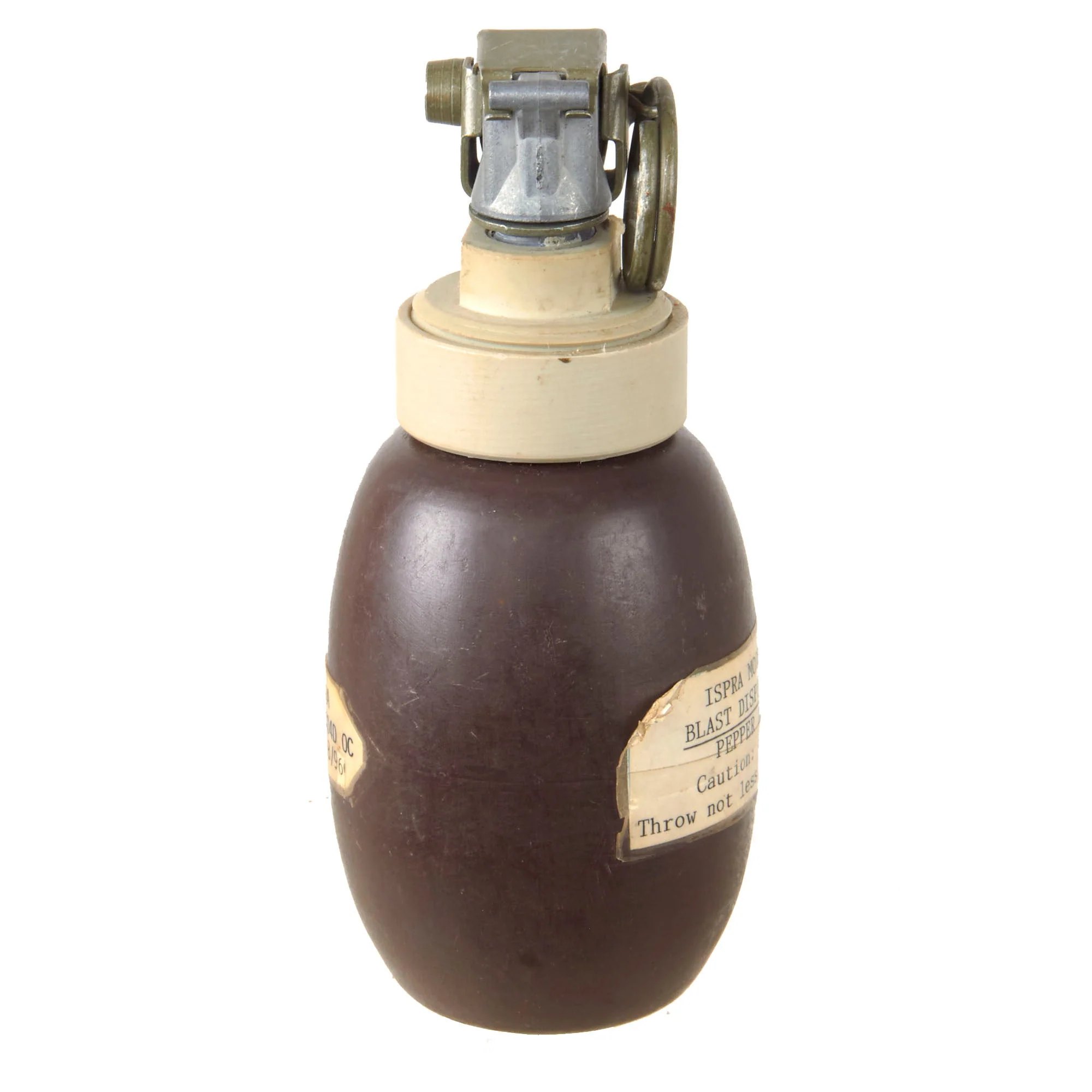 Original U.S. GWOT ISPRA Model No. 404D P Blast Dispersion Dust Grenade Sample Room Specimen - Inert - Image 6