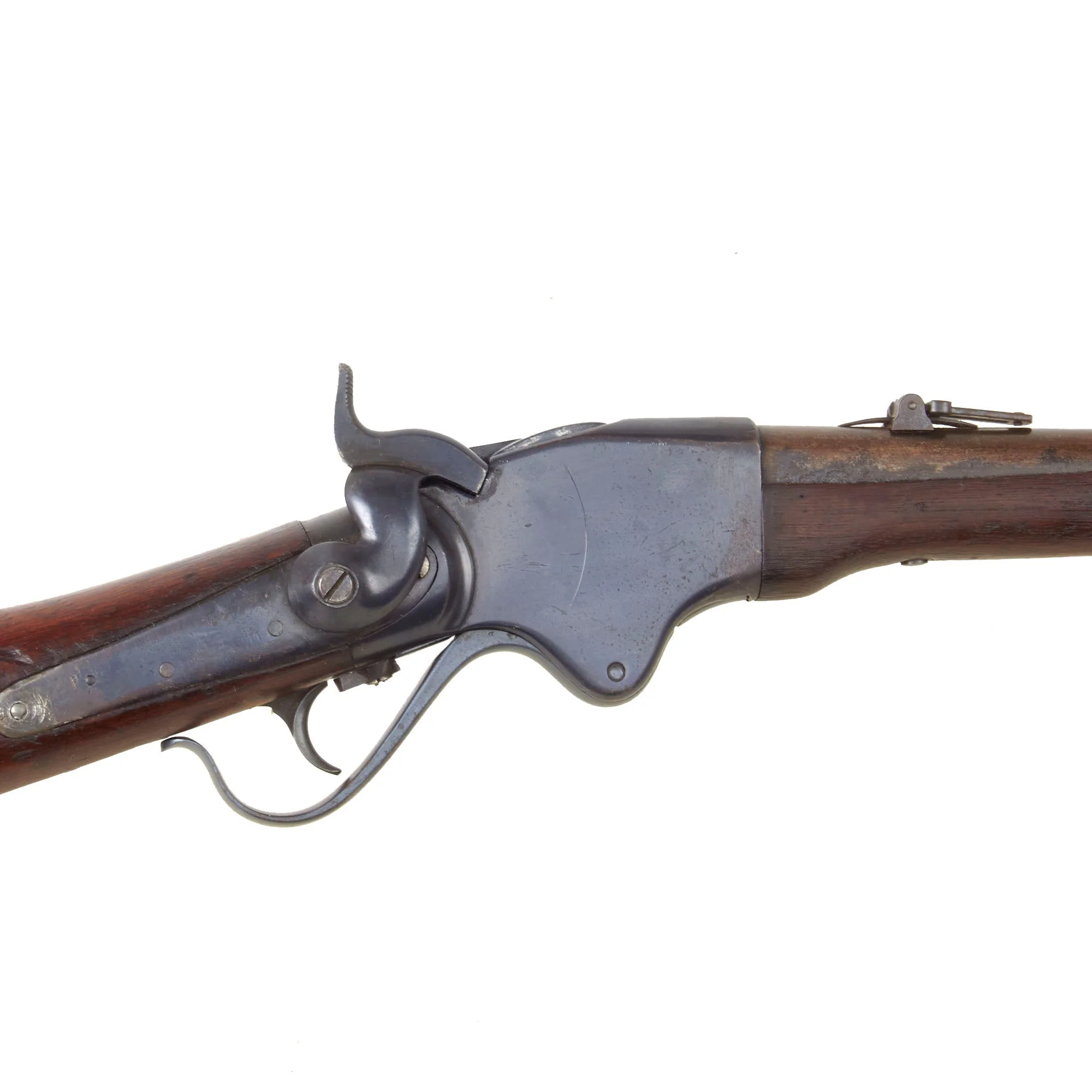Original U.S. Indian Wars Burnside Rifle Co. Model 1865 Spencer Repeating Saddle-Ring Carbine with Stabler Cut-off - Serial 31241 - Image 5
