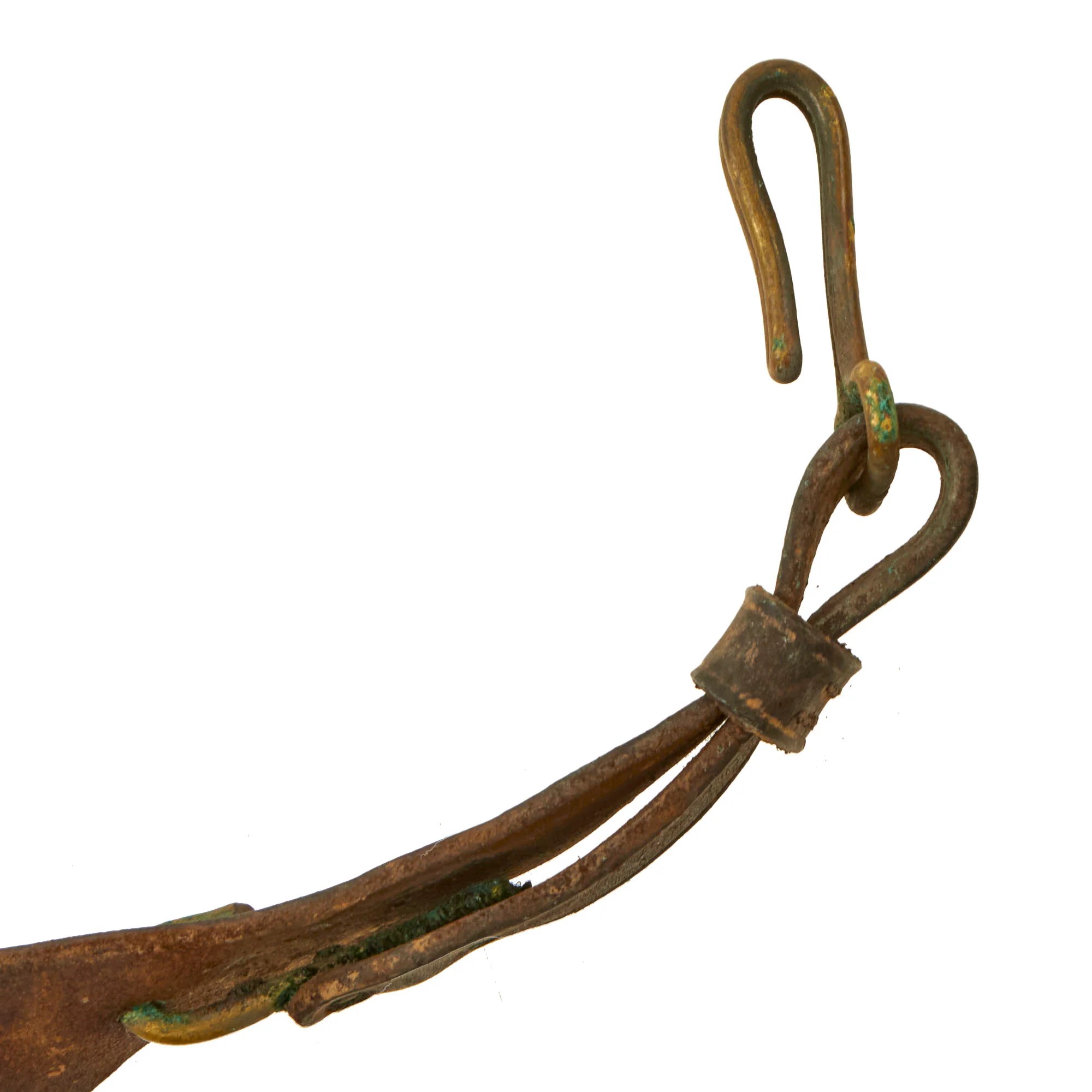 Original U.S. Indian Wars M-1878 Haversack Leather Shoulder Strap - Image 7