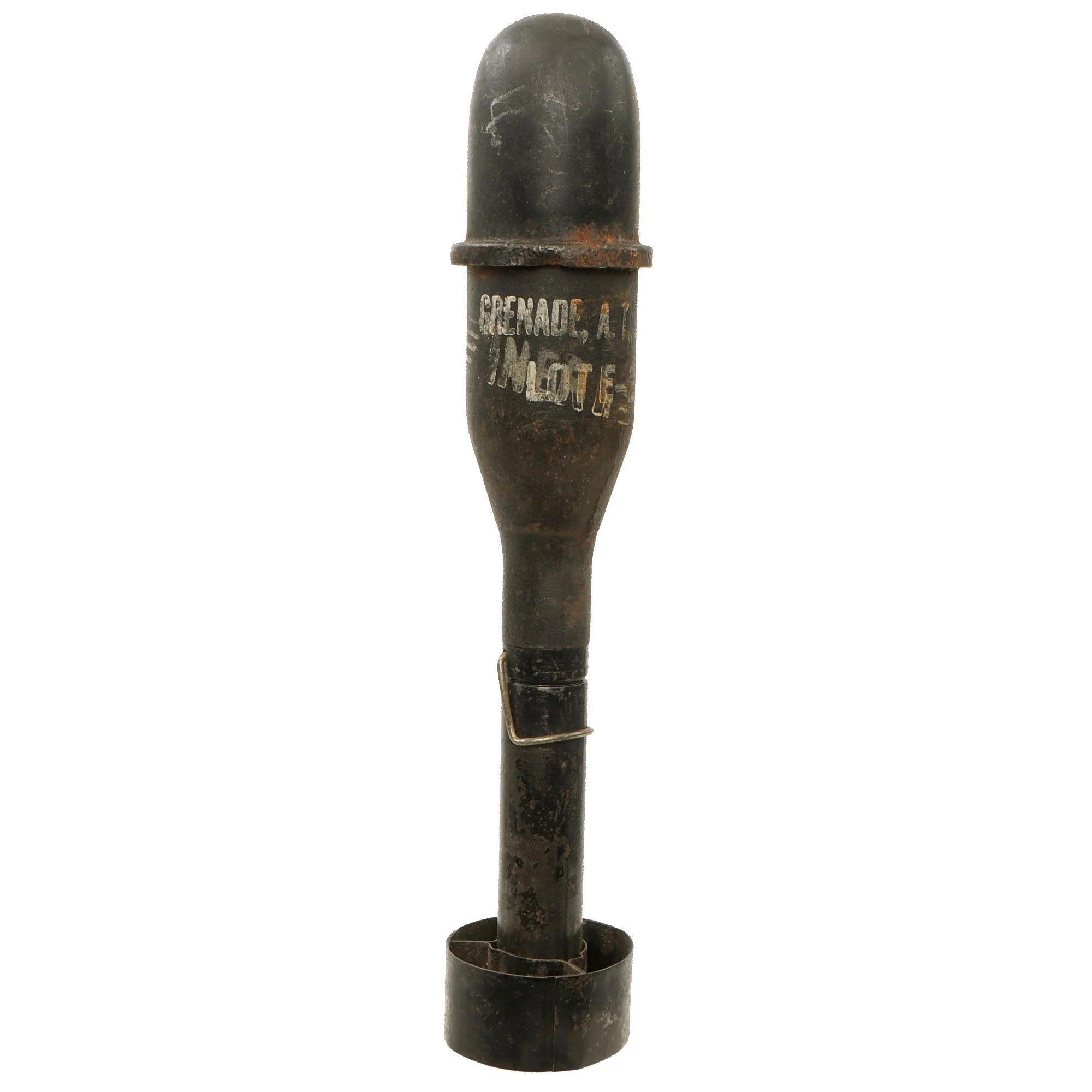Original U.S. Inert M11A2 Practice Rifle Grenade - Dated March 1944 - Image 6