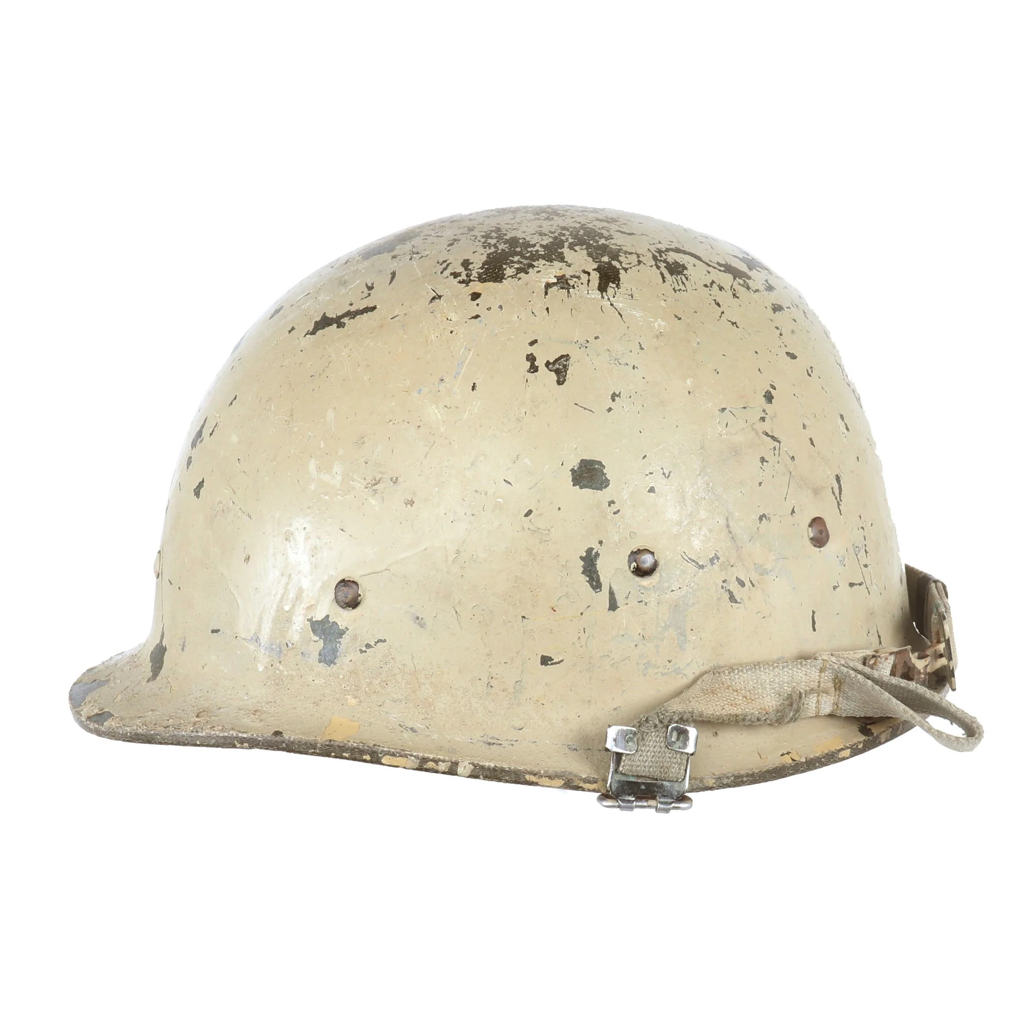 Original U.S. Iraq War Soldier Bringback M80 Helmet, Beret, Canteen, Flag & Shemagh - Image 12