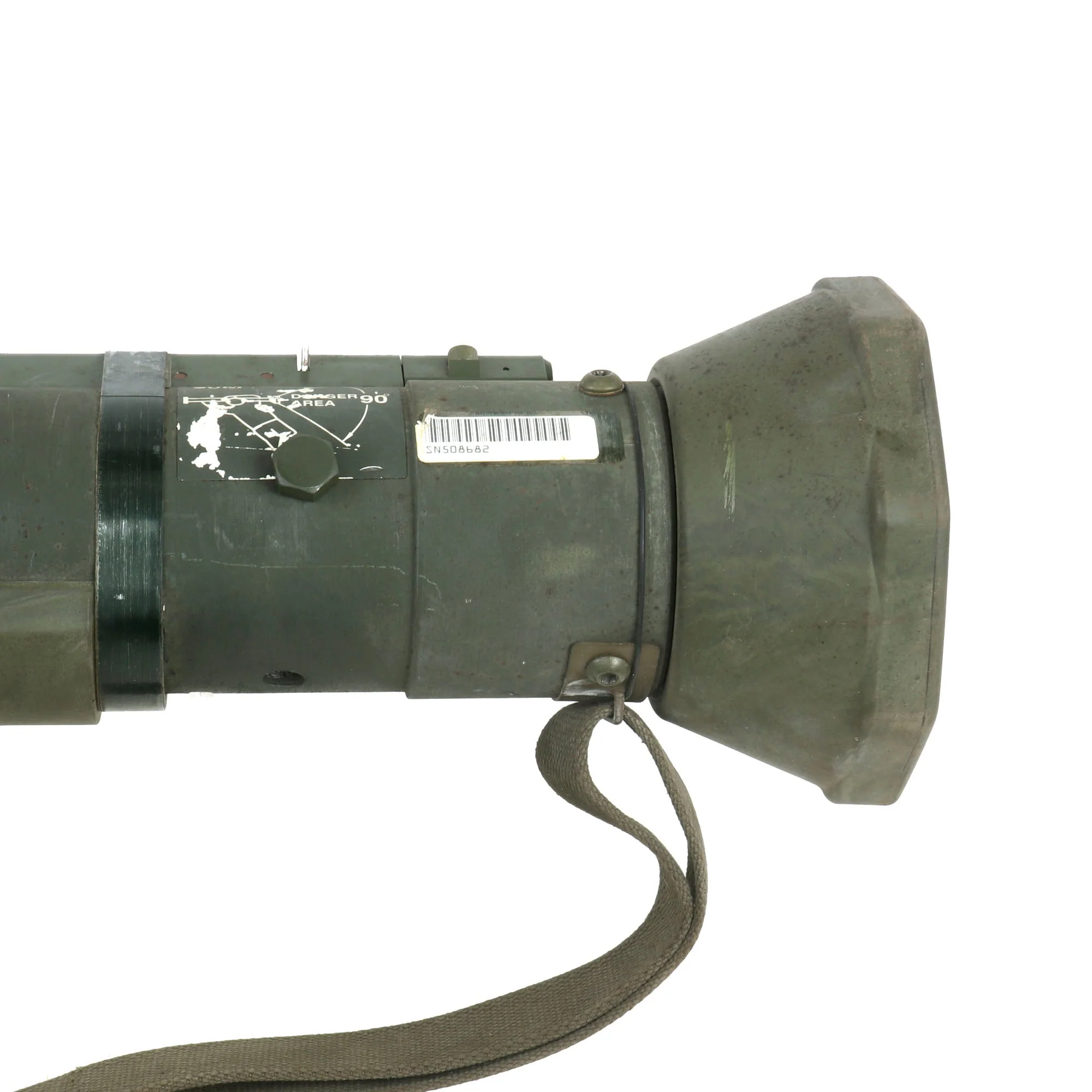 Original U.S. M163 AT-4 Recoilless Smoothbore 84mm Anti-Tank Launcher with Replica Projectile and Sling - Inert - Image 14