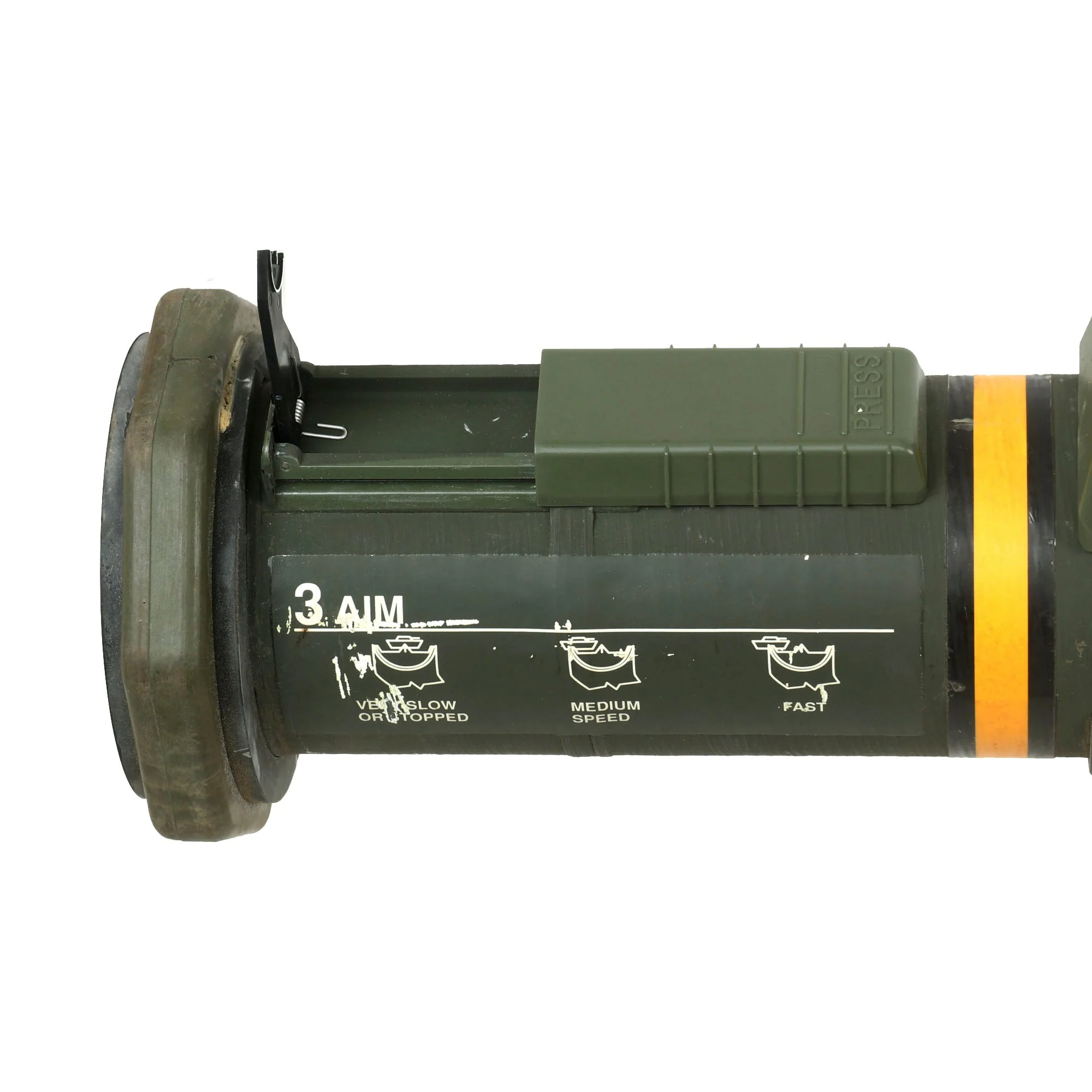 Original U.S. M163 AT-4 Recoilless Smoothbore 84mm Anti-Tank Launcher with Replica Projectile and Sling - Inert - Image 16