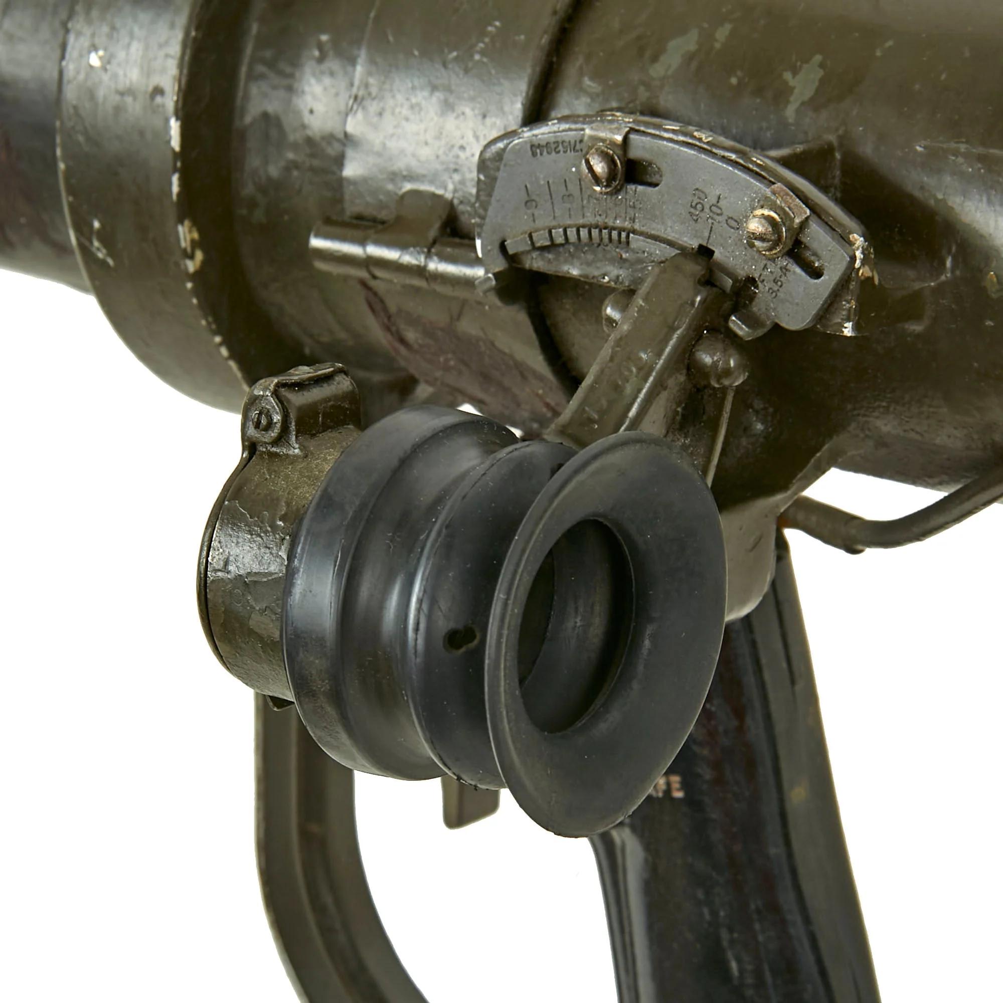 Original U.S. M20 A1 B1 3.5 Inch Super Bazooka Deactivated Rocket Launcher by Birtman Elec. Co. with Inert Practice Rocket and Sling - Image 15