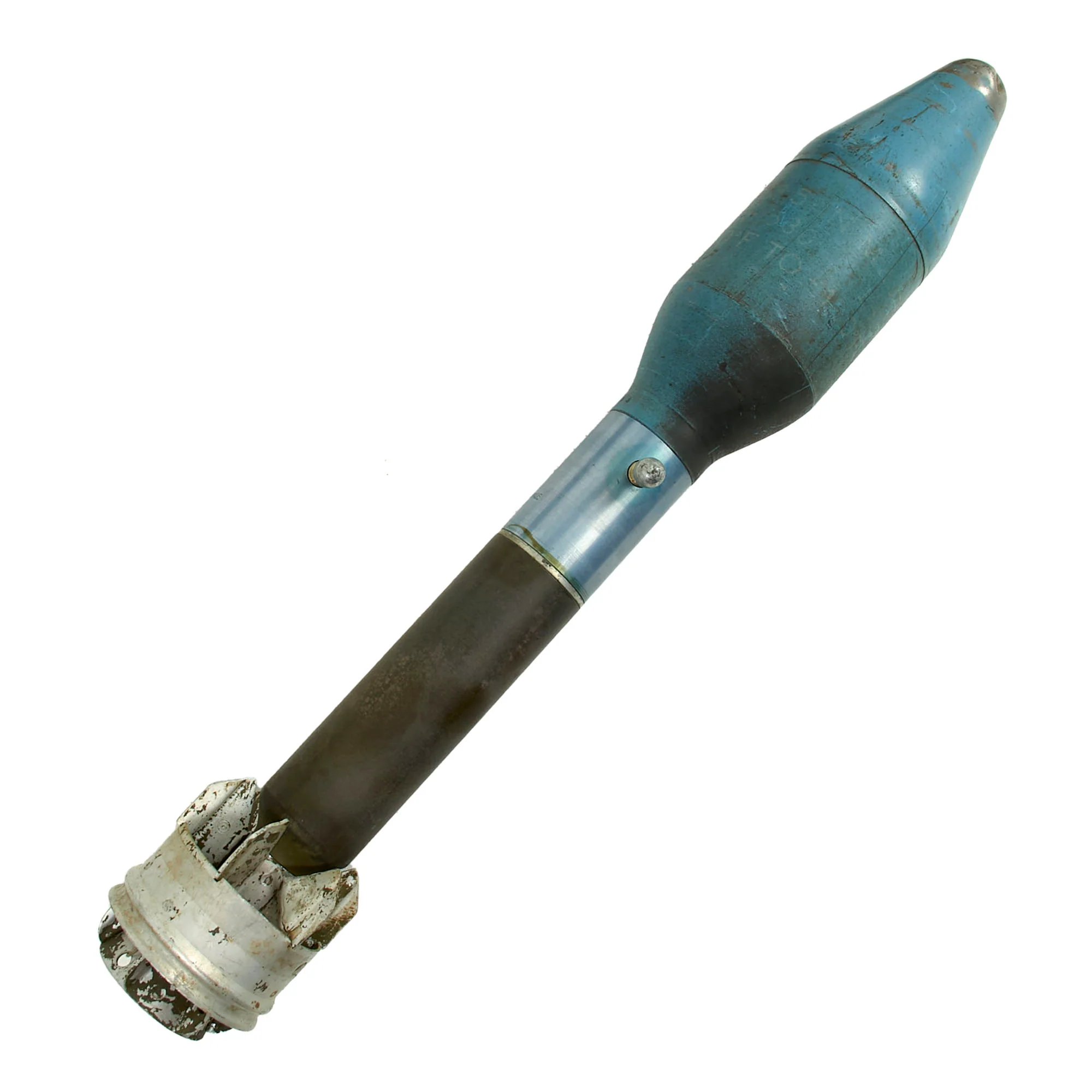 Original U.S. M20 A1 B1 3.5 Inch Super Bazooka Deactivated Rocket Launcher by Birtman Elec. Co. with Inert Practice Rocket and Sling - Image 17