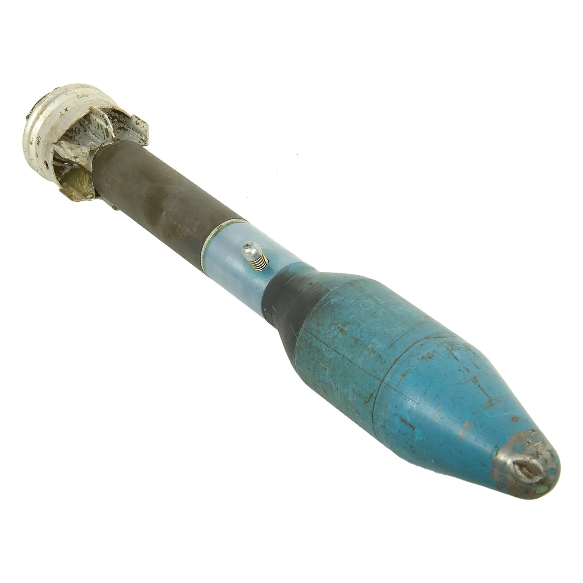 Original U.S. M20 A1 B1 3.5 Inch Super Bazooka Deactivated Rocket Launcher by Birtman Elec. Co. with Inert Practice Rocket and Sling - Image 18