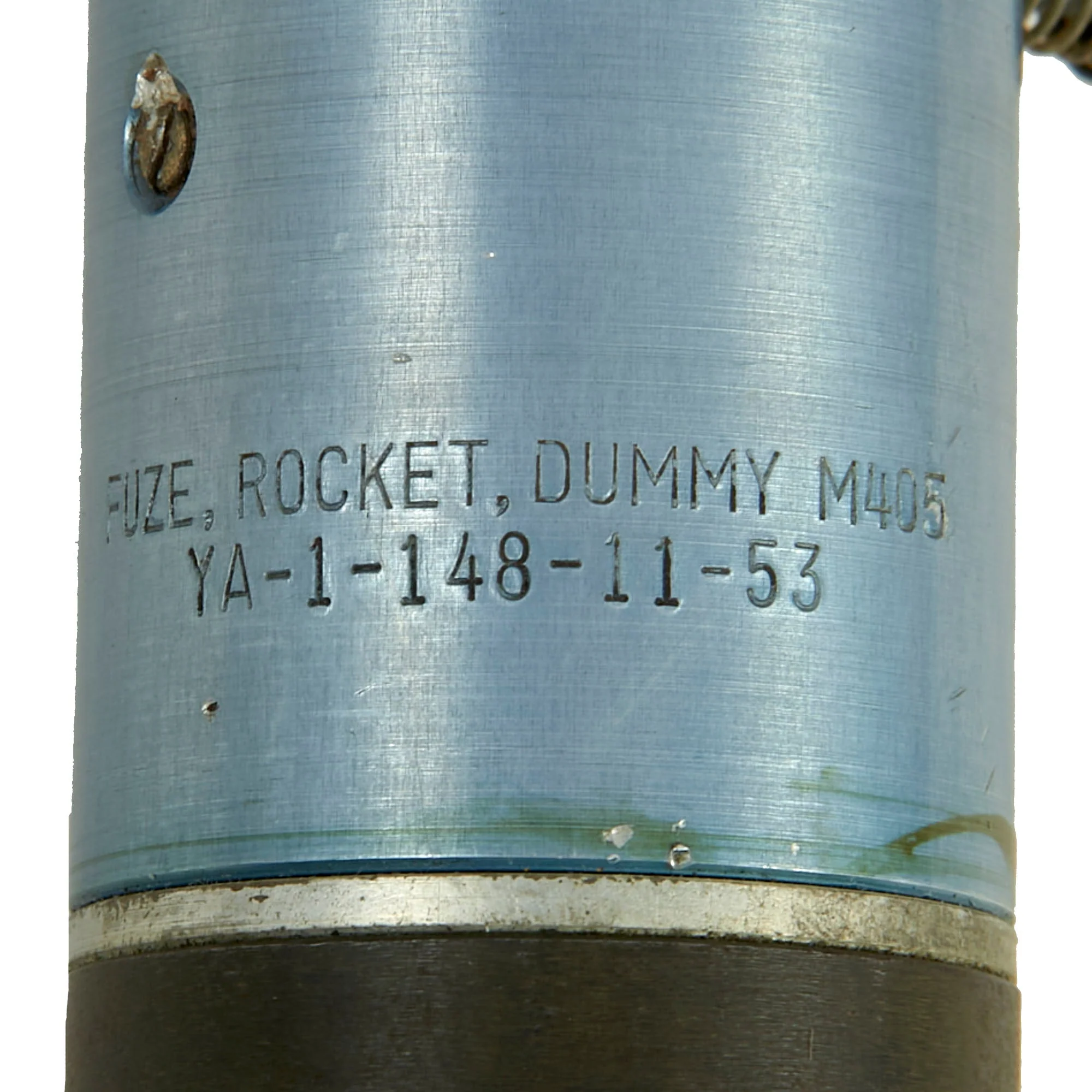 Original U.S. M20 A1 B1 3.5 Inch Super Bazooka Deactivated Rocket Launcher by Birtman Elec. Co. with Inert Practice Rocket and Sling - Image 6