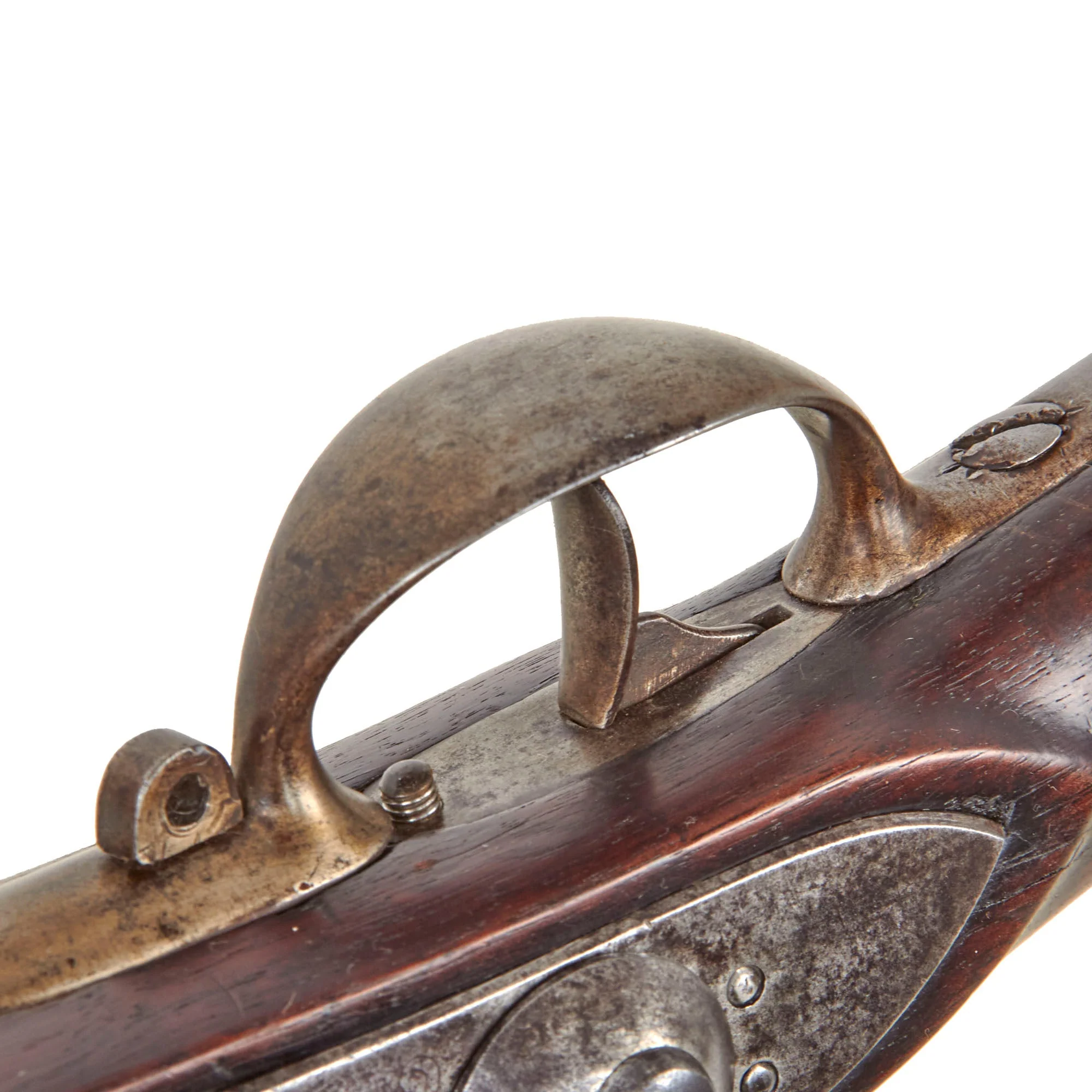 Original U.S. Model 1812 Flintlock Musket by Eli Whitney with N. HAVEN Lock Marking Converted to Artillery Carbine - c. 1812 - 1816 - Image 16