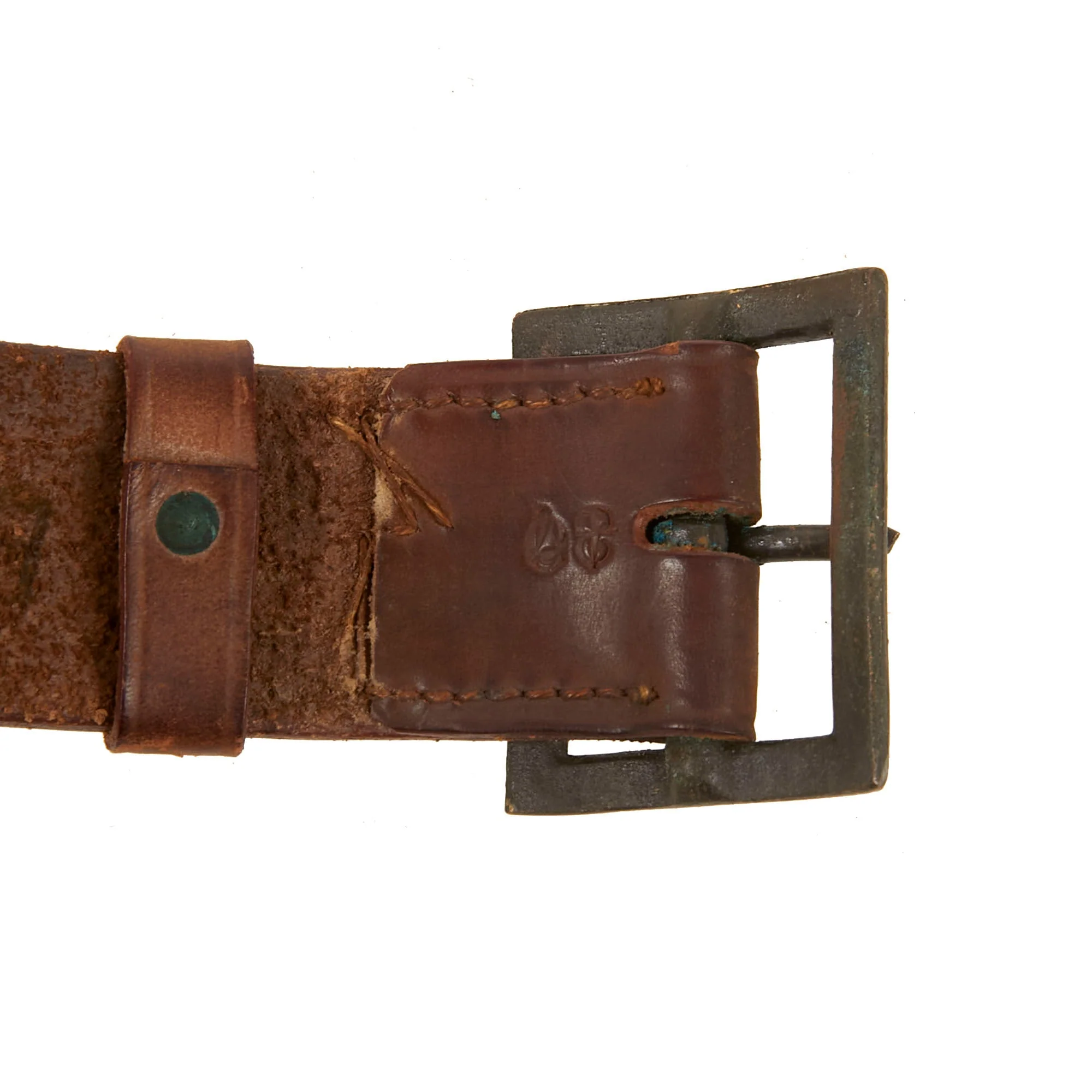 Original U.S. Pre-WW1 M1904 Garrison Belt with Straps & Saber Chape - Image 8