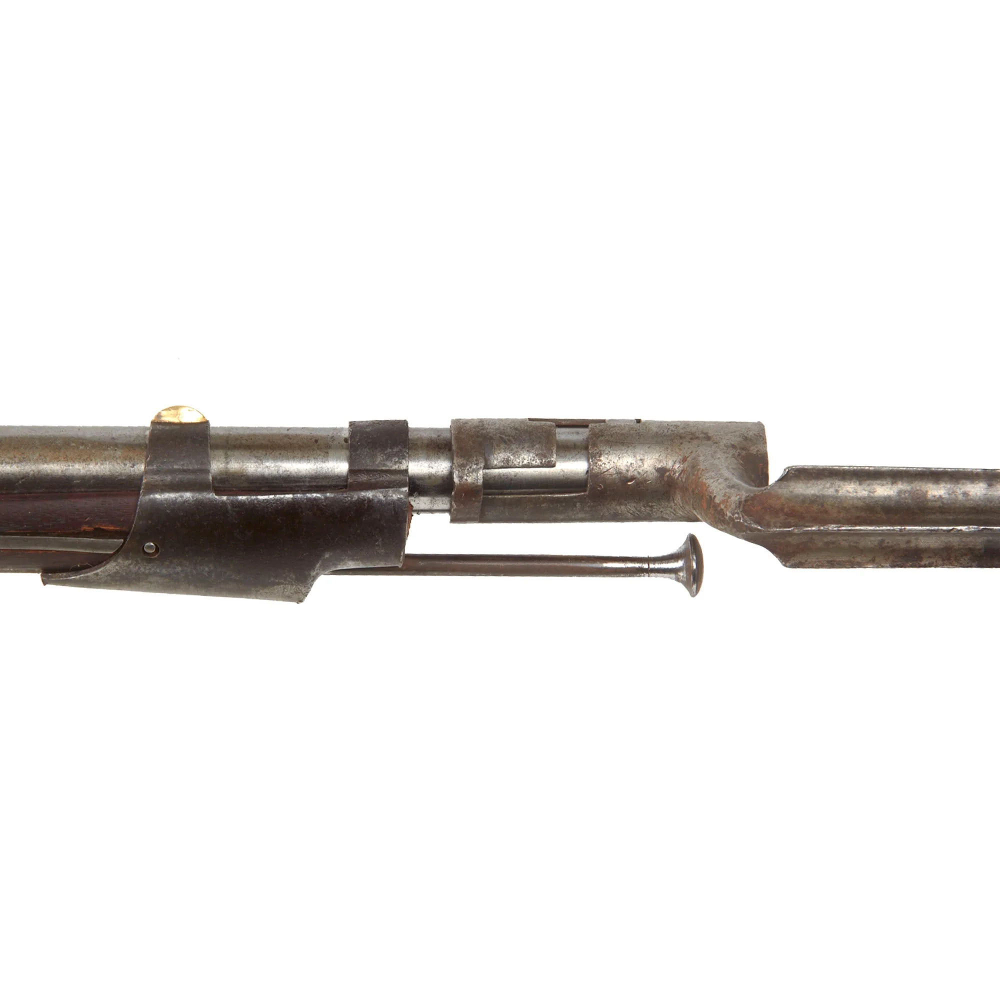 Original U.S. Rare Model 1822 Flintlock Contract Musket by W. L. Evans of Valley Forge with Bayonet - Dated 1829 - Image 21