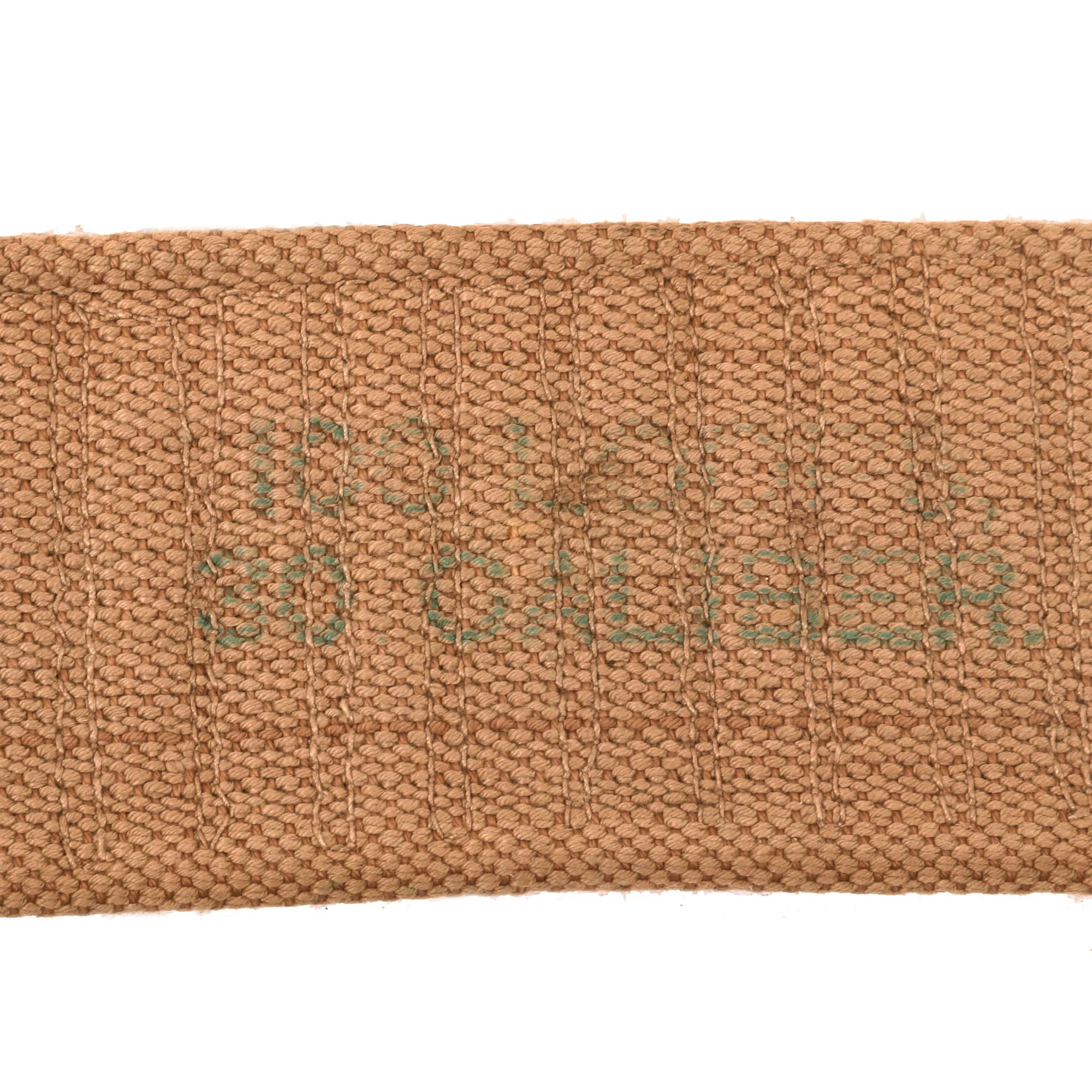 Original U.S. Spanish American War 1894 Krag 100-Round Double Ammunition Belt with Buckle - Image 9