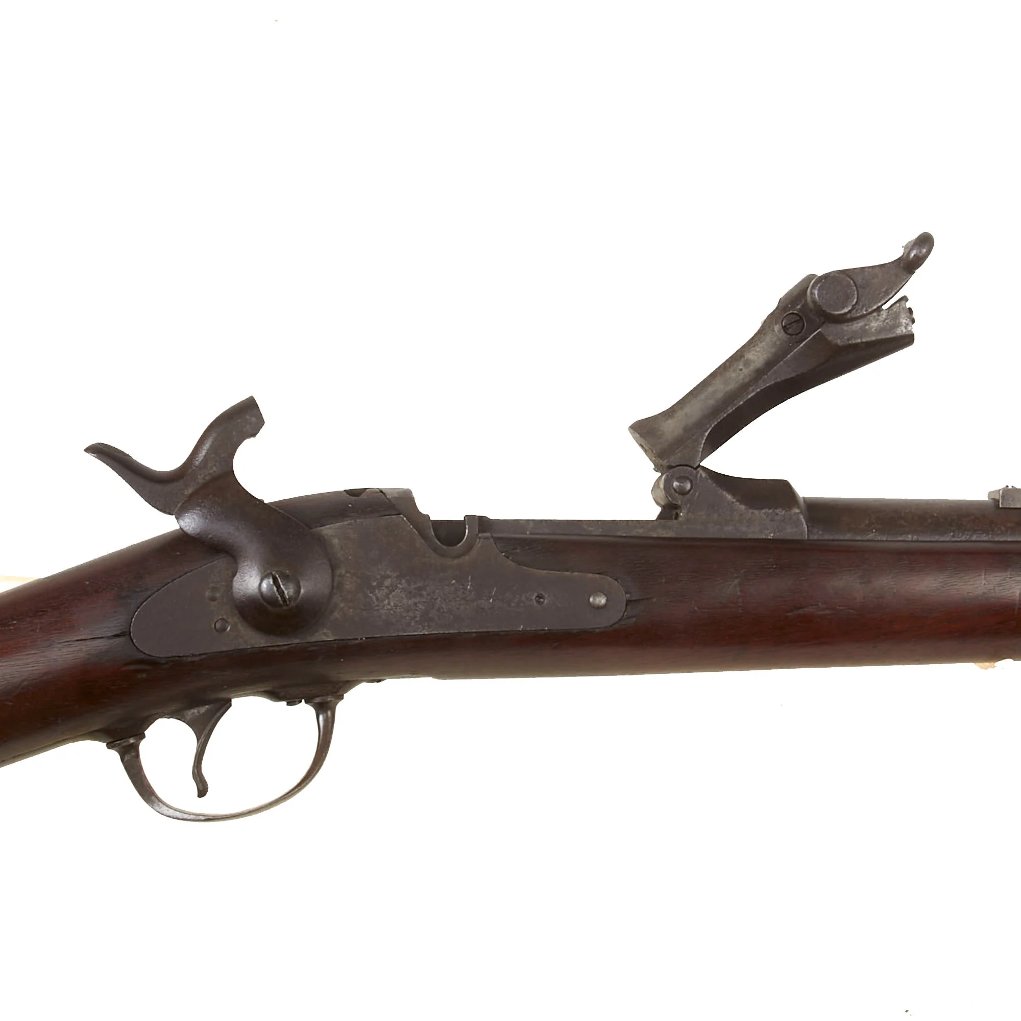 Original U.S. Springfield Trapdoor M1884 Rifle Converted to Saddle Ring Carbine Made in 1884 - Serial 248483 - Image 5