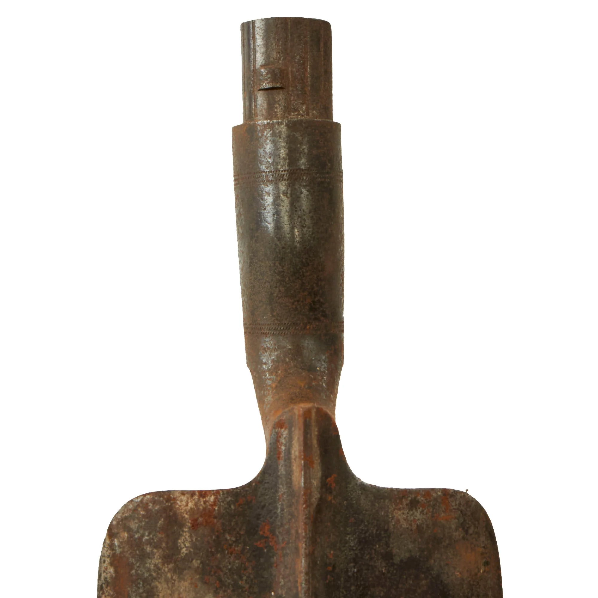 Original U.S. Springfield Trapdoor Model 1873 Trowel Bayonet with Complete Scabbard - Missing Handle - Image 12