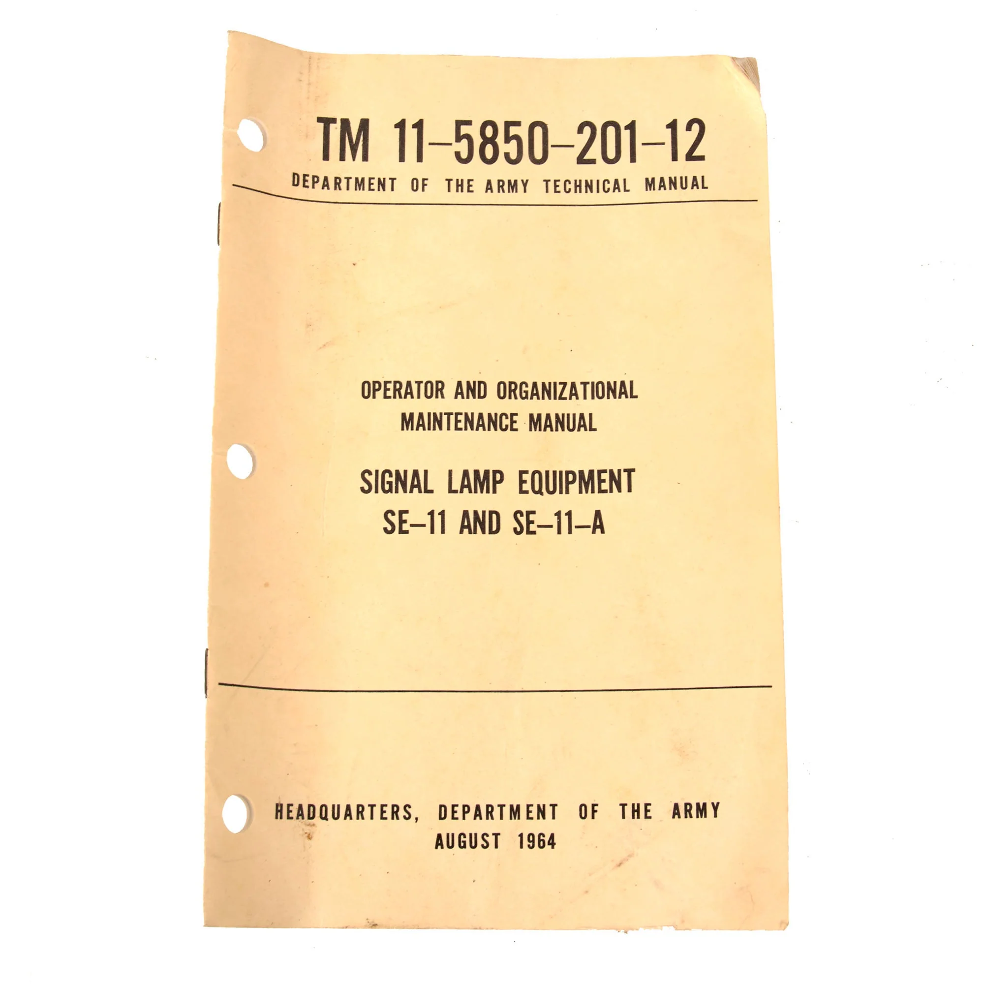 Original U.S. Vietnam M-438 Signal Lamp Equipment SE-11 in Carrying Bag - Image 5