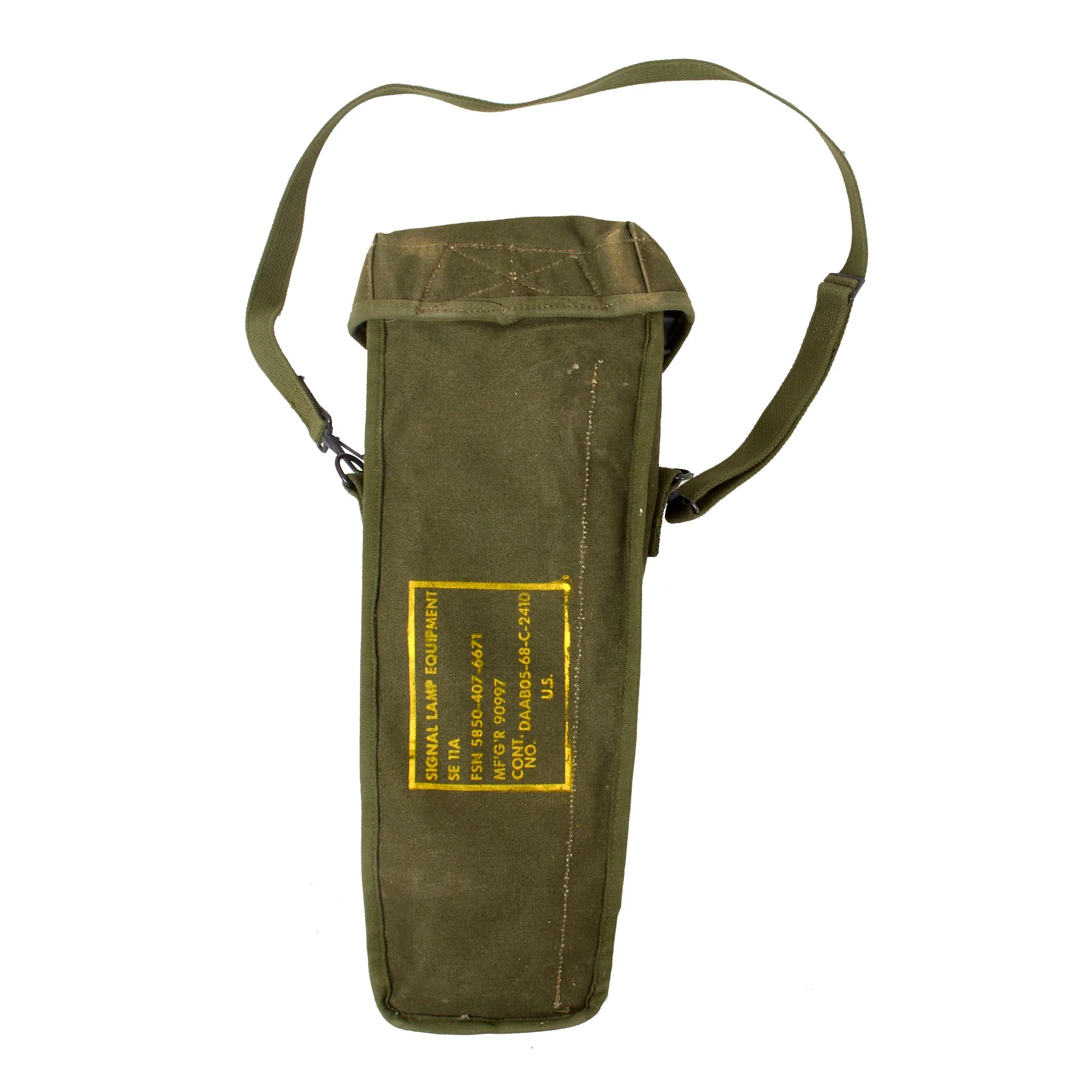 Original U.S. Vietnam M-438 Signal Lamp Equipment SE-11 in Carrying Bag - Image 7