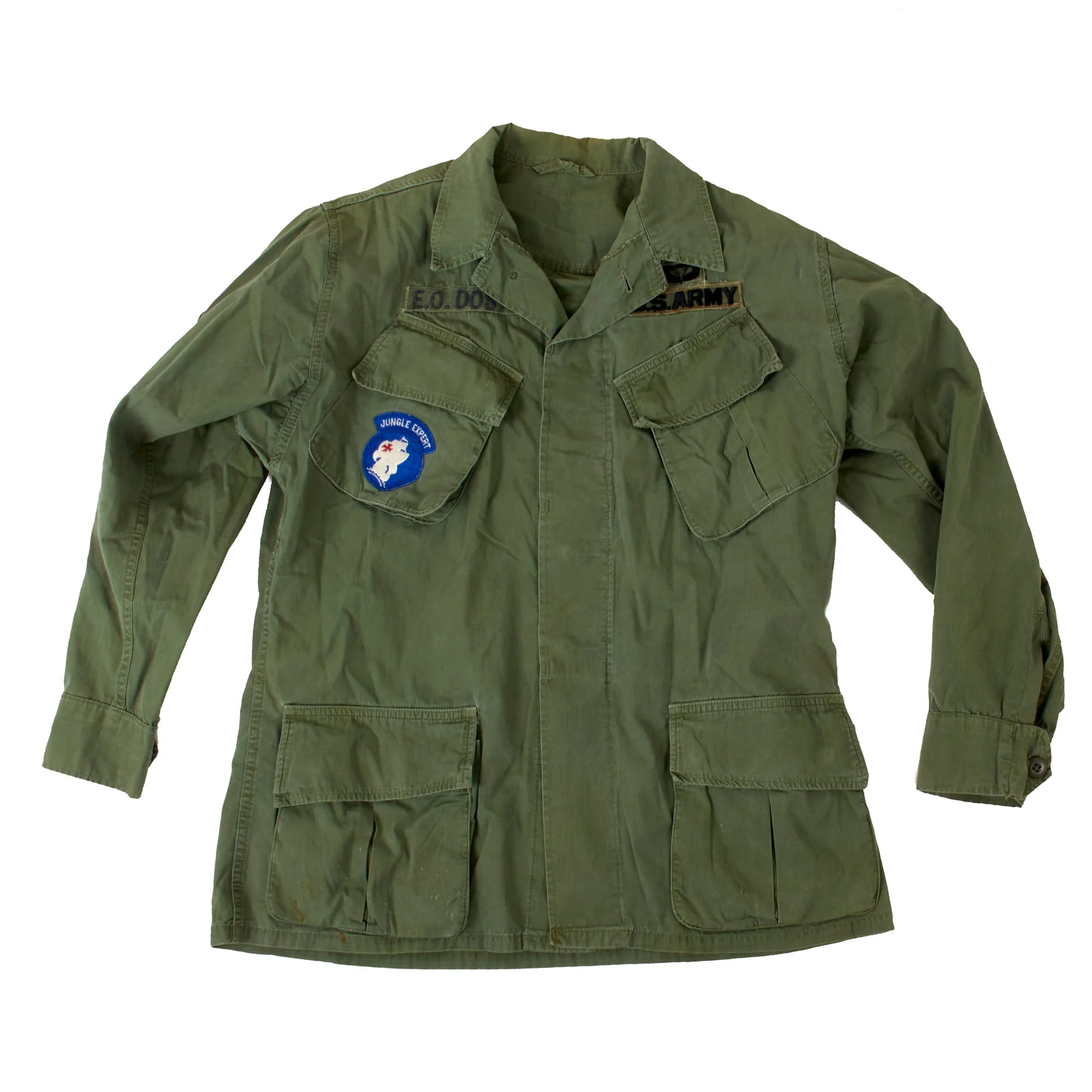Original U.S. Vietnam War Era 20th Special Forces Group Uniform & Airborne Green Beret Group with Certificates and Ephemera - Master Sergeant Edward Otto Doster - Image 19