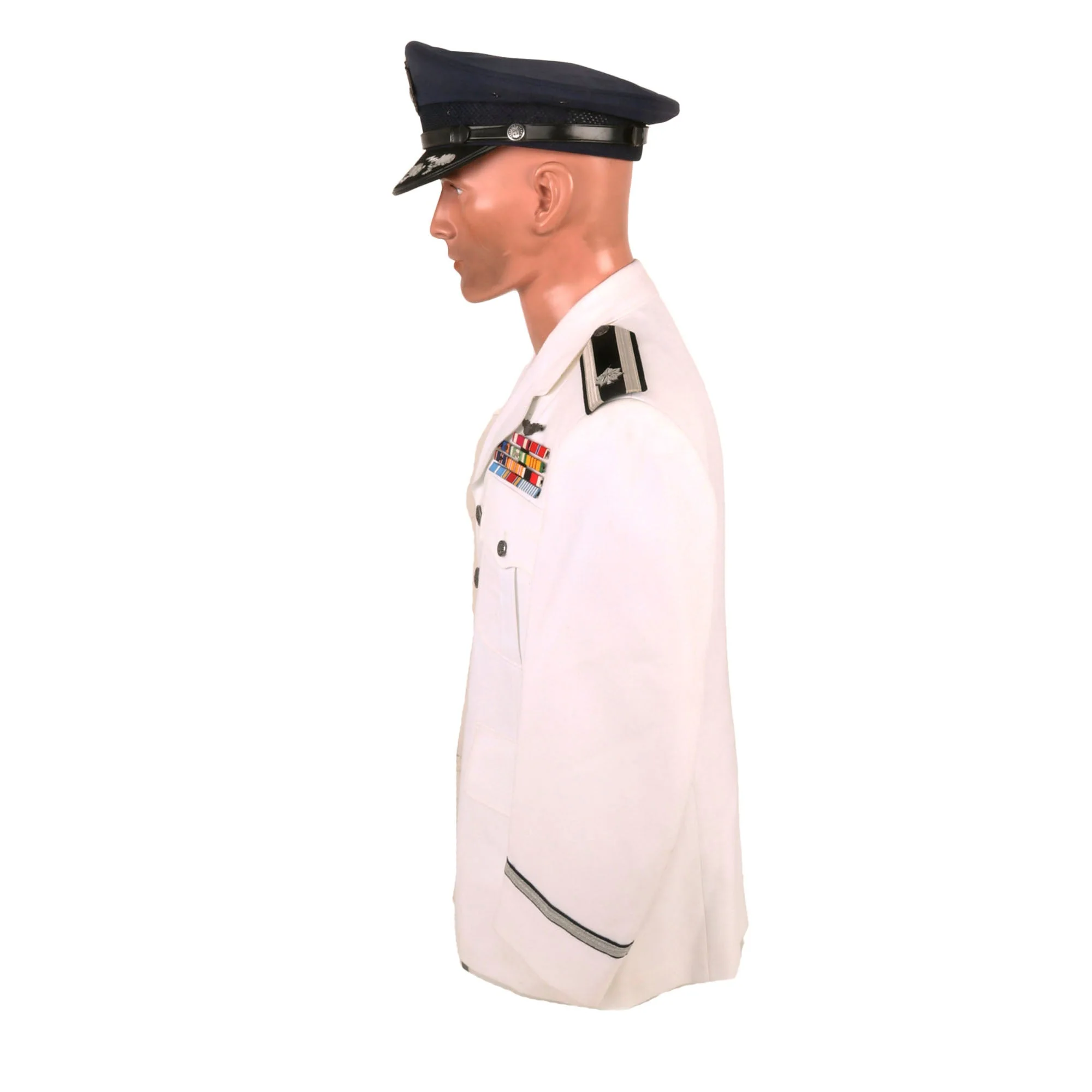 Original U.S. Vietnam War Era Air Force Uniform & HGU-26/P Flight Helmet Grouping with Medal & Ribbon Bars - Colonel Robert Mead - Image 32