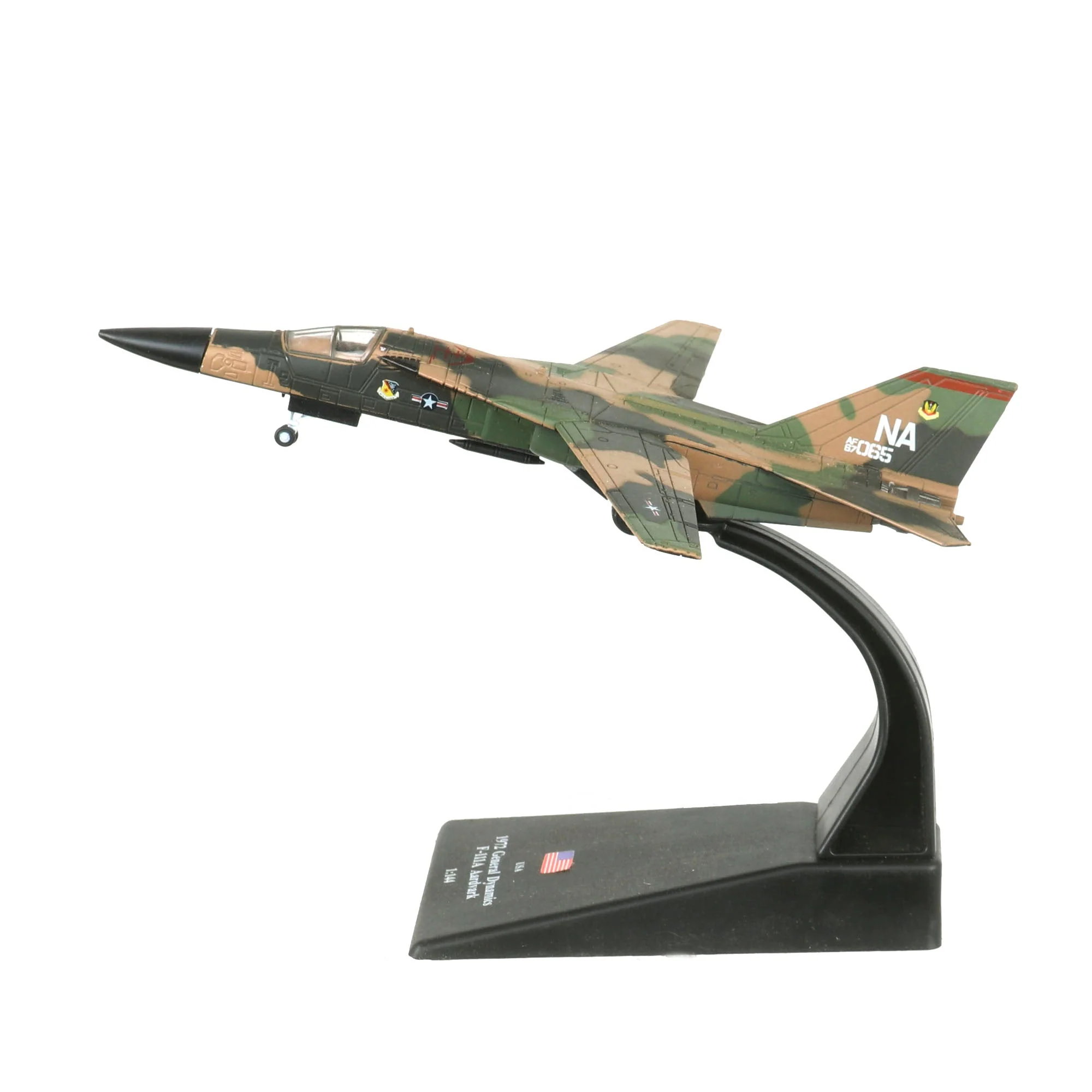 Original U.S. Vietnam War Era General Dynamics FB-111 Aardvark Combat Aircraft Control Stick on Display Mount with Small Model - Image 15