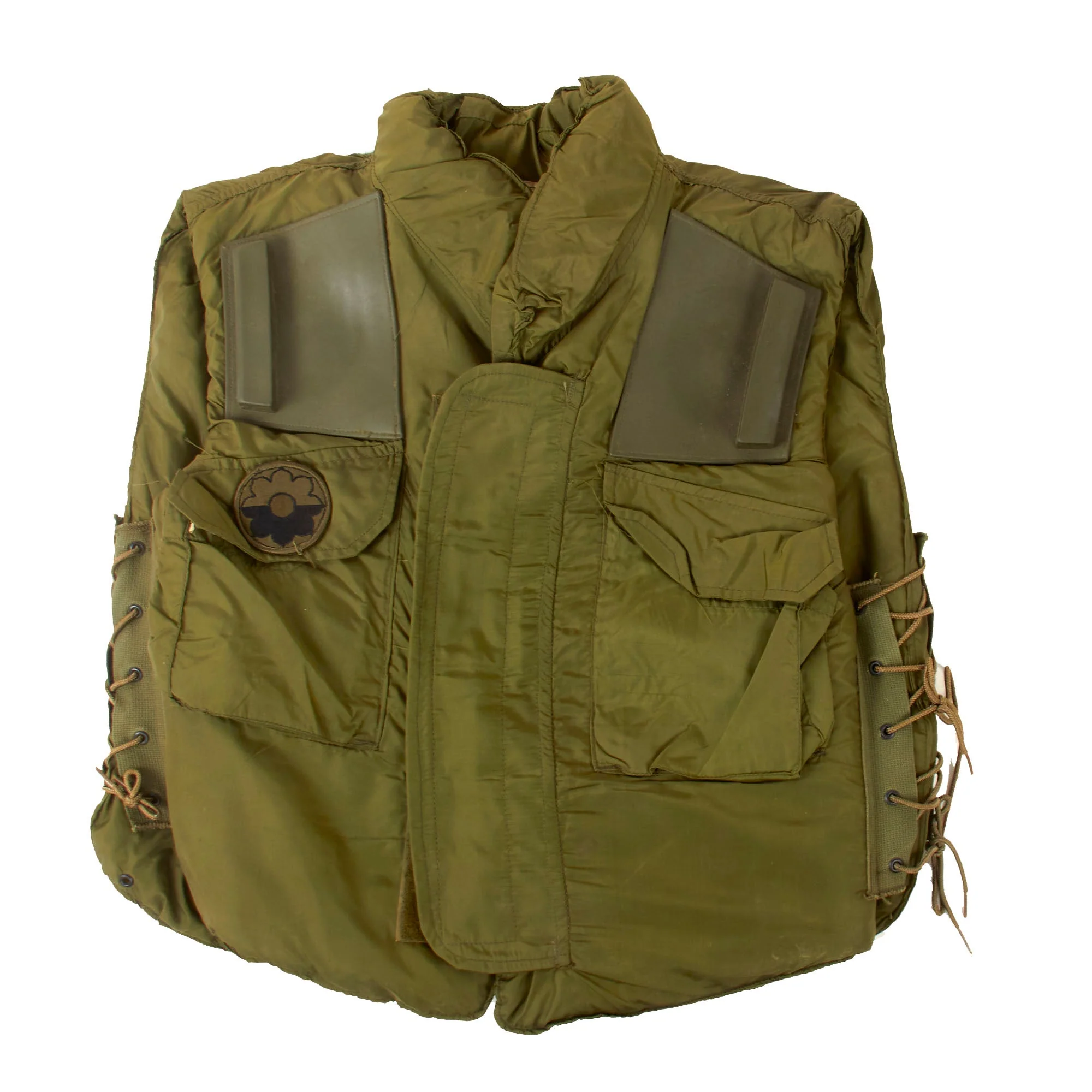 Original U.S. Vietnam War M69 Flak Vest Body Armor by Trenton Texas Engineering with 9th Infantry Division Patch - Dated 1969 - Image 5
