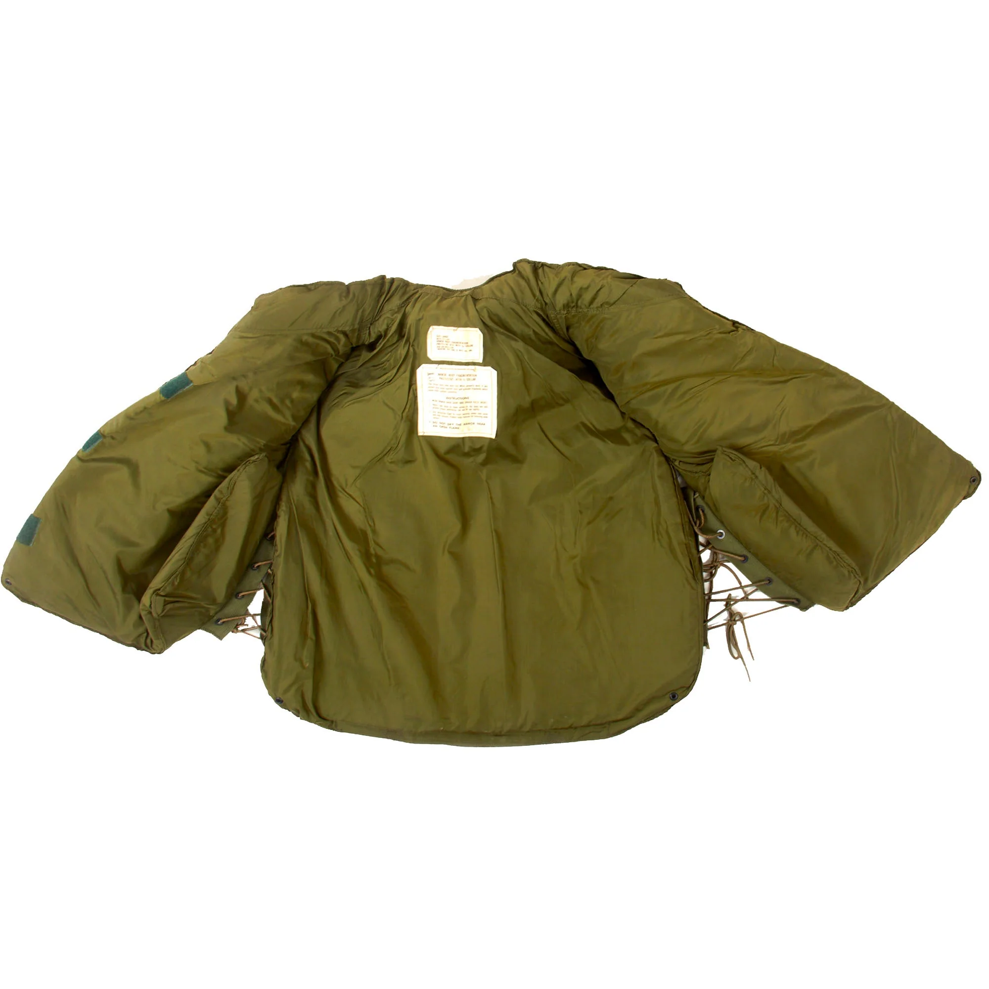 Original U.S. Vietnam War M69 Flak Vest Body Armor by Trenton Texas Engineering with 9th Infantry Division Patch - Dated 1969 - Image 6