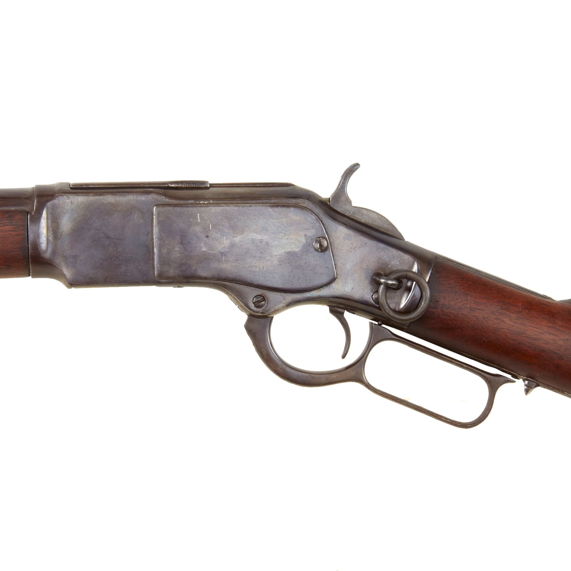 Original U.S. Winchester Model 1873 Refinished .32-20 Repeating Saddle Ring Carbine Made in 1890 - Serial Number 346404B - Image 13