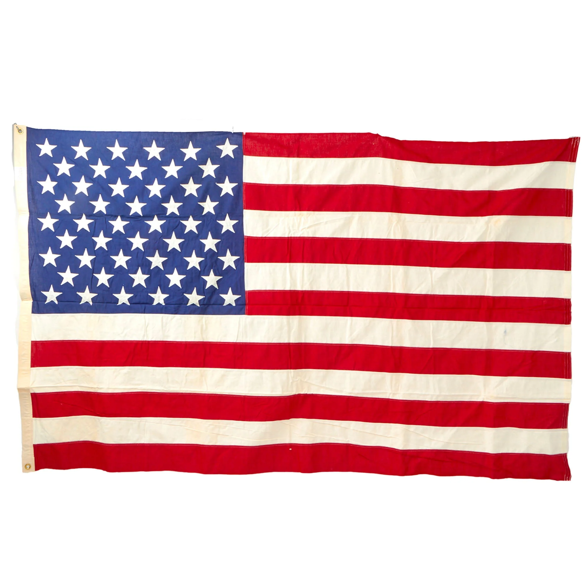 Original U.S. WWI 90th Division “Tough ‘Ombres” 50-Star Burial Flag & Ephemera of Leonard Hedin, 357th Infantry Regiment - 52 x 84” - Image 4