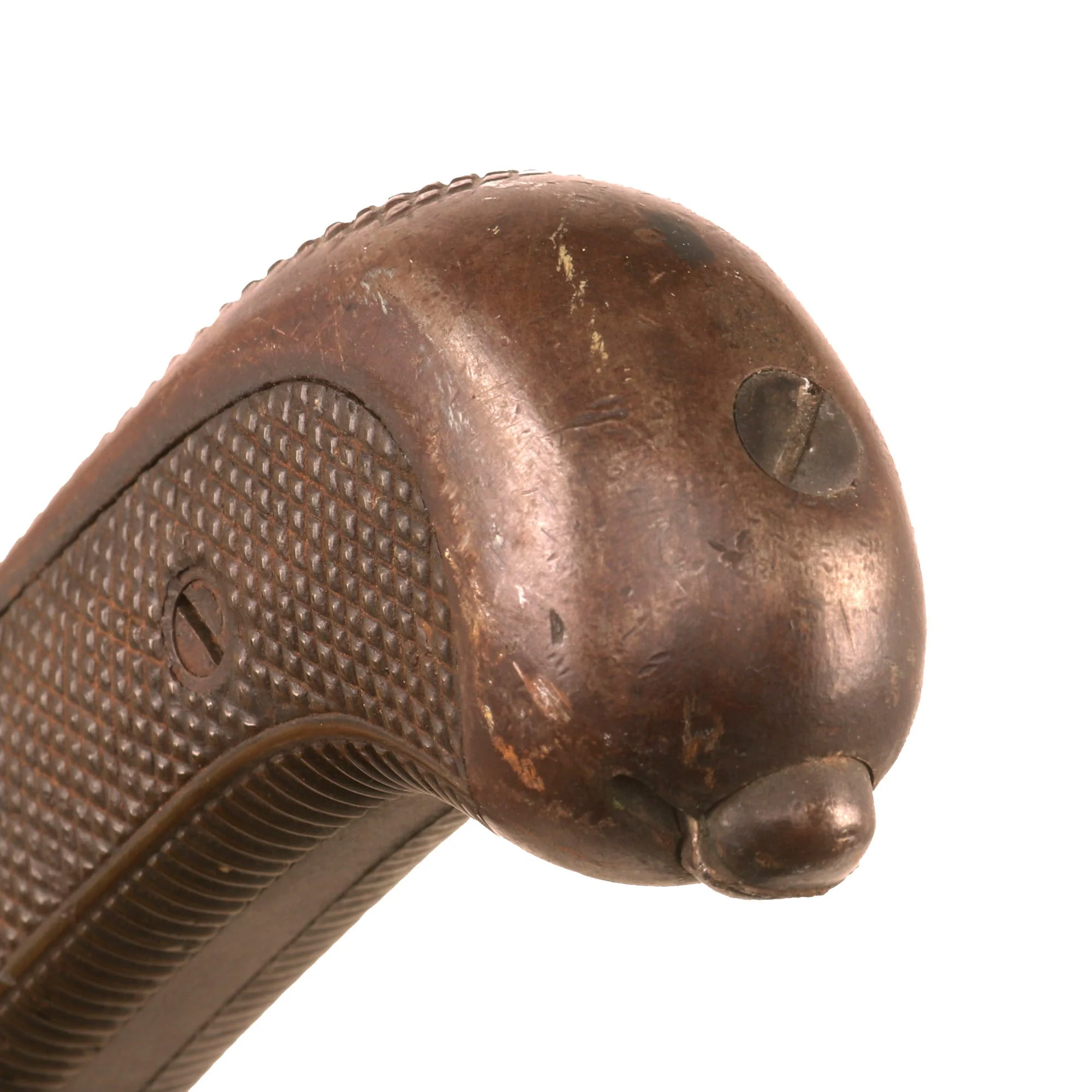 Original U.S. WWI Cut-Down Model 1913 Cavalry Saber Patton Sword by Springfield Armory with Scabbard - Dated 1914 - Image 11