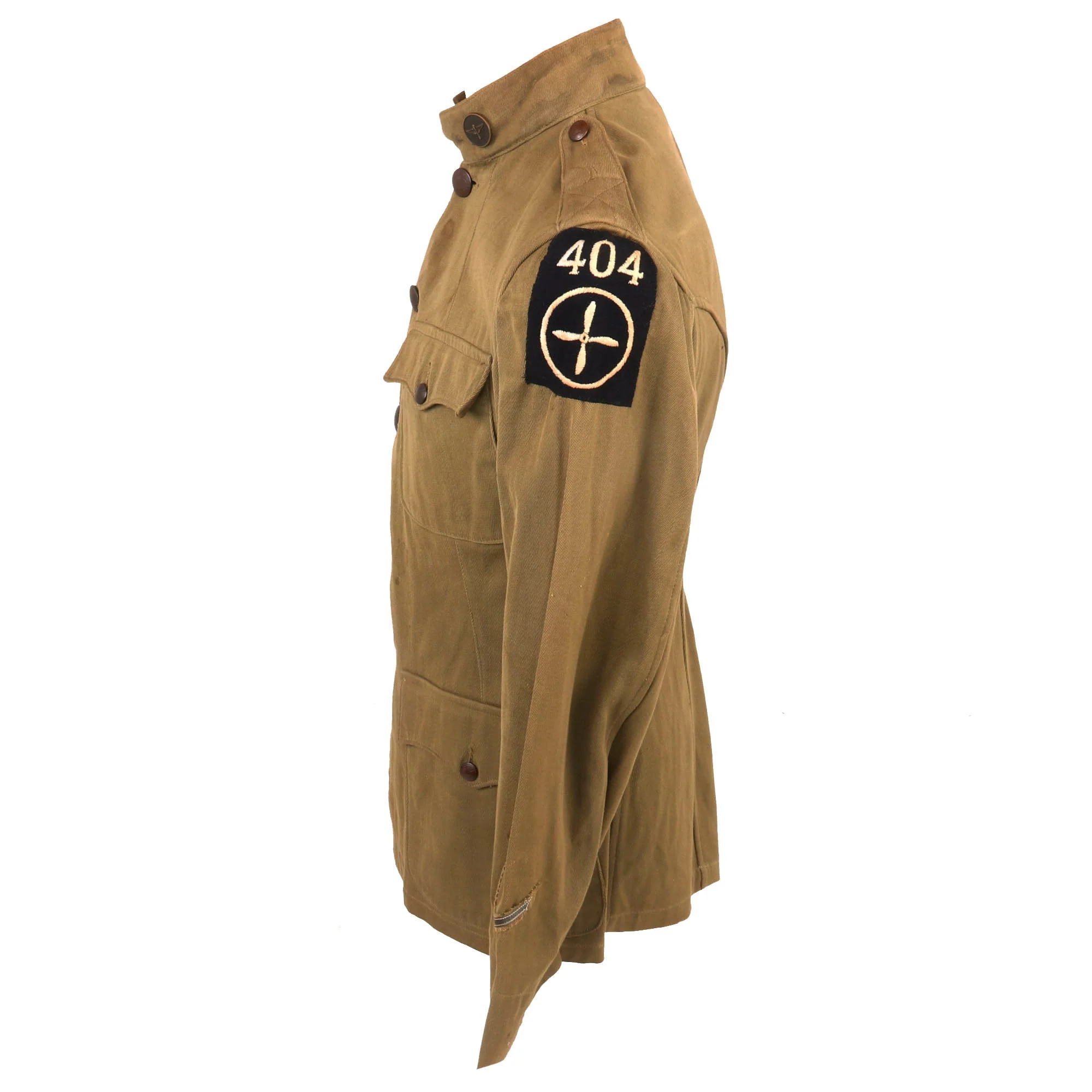 Original U.S. WWI Named 404th Aero Squadron Uniform - Spruce Squadron - Image 3