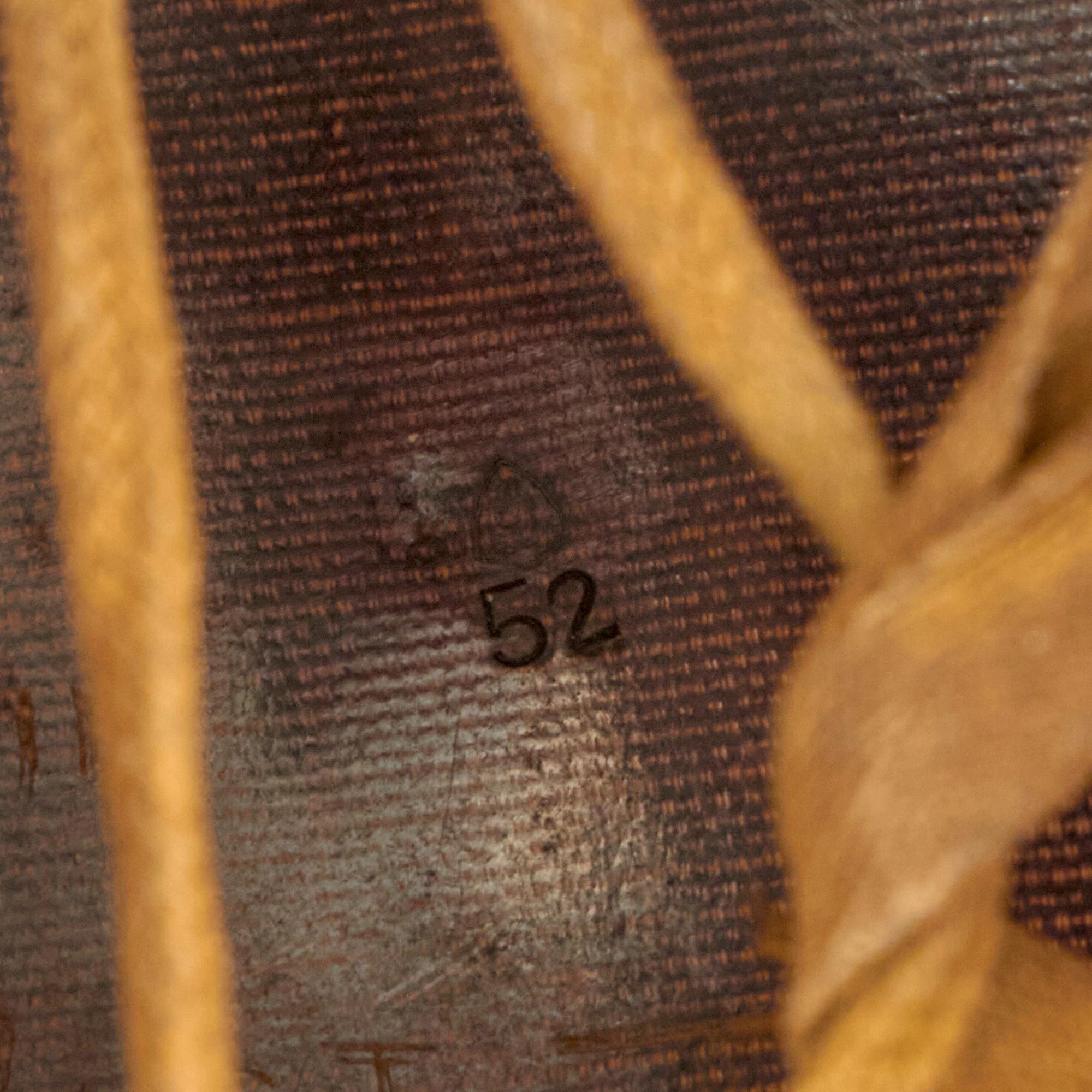 Original U.S. WWII 781st Tank Battalion Sergeant’s M1 Helmet Liner by Firestone with Initials & Travel Diary - Camp de Bitche - Image 5