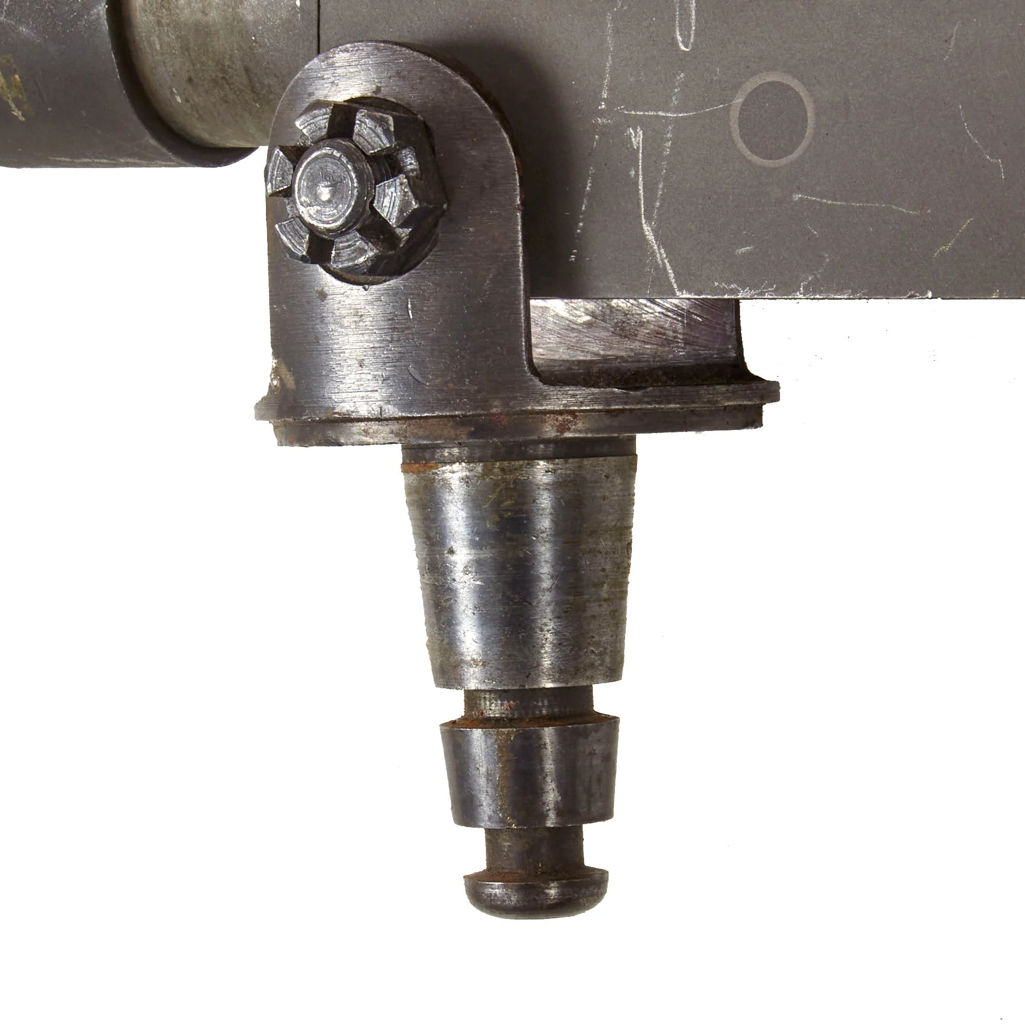 Original U.S. WWII Browning .30 Caliber M1919A4 Display Machine Gun with 1943 Dated Tripod, Pintle, and T&E - Image 11