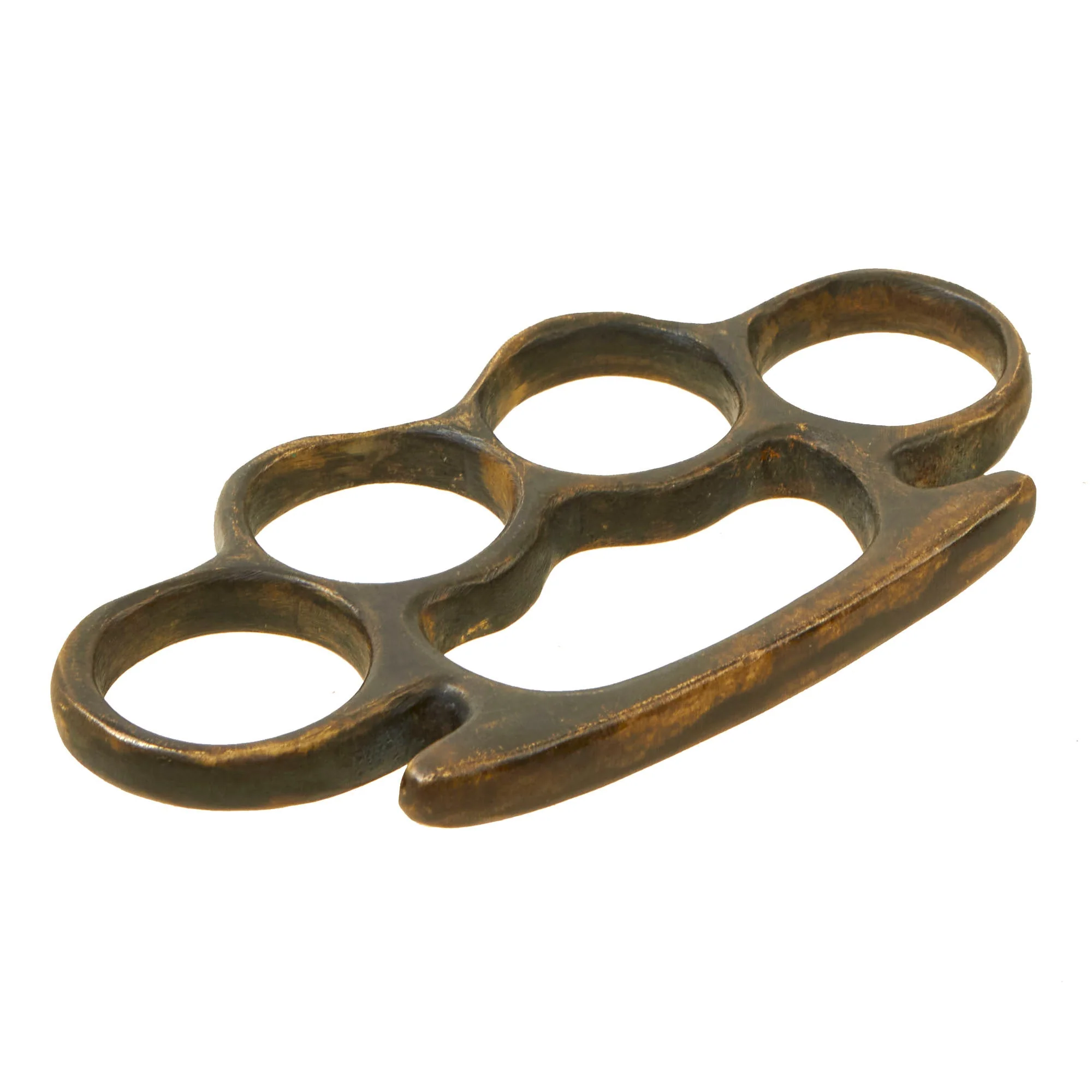 Original U.S. WWII Custom Made Cast Brass Knuckle Dusters - Image 4