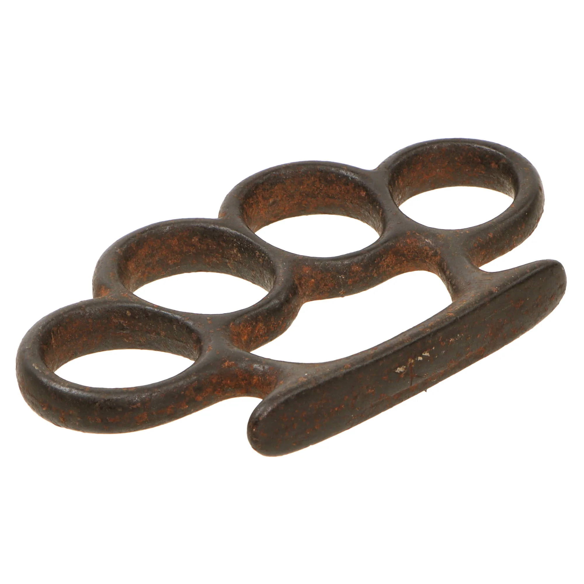 Original U.S. WWII Custom Made Cast Iron Knuckle Dusters - Image 4