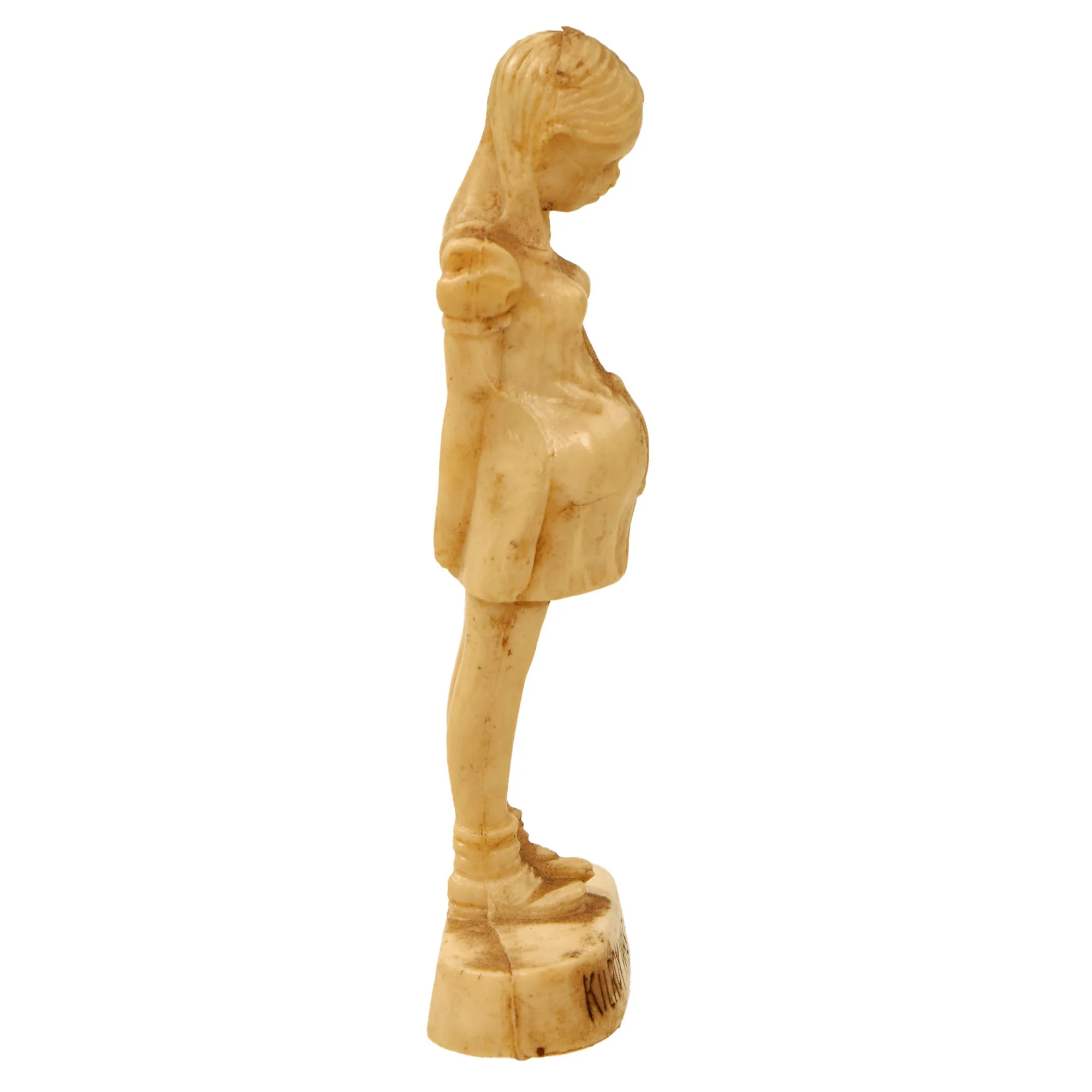 Original U.S. WWII Era “KilRoy Was Here” Small Pregnant Figurine by Hartland Plastics - Image 3