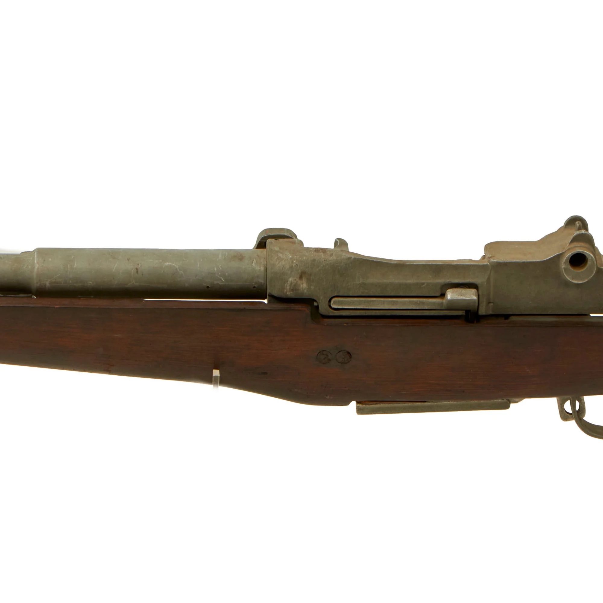 Original U.S. WWII M1 Garand Semi-Automatic Rifle Cutaway Oversized 7 Foot Classroom Trainer Demonstrator - Missing Trigger Assembly - Image 8