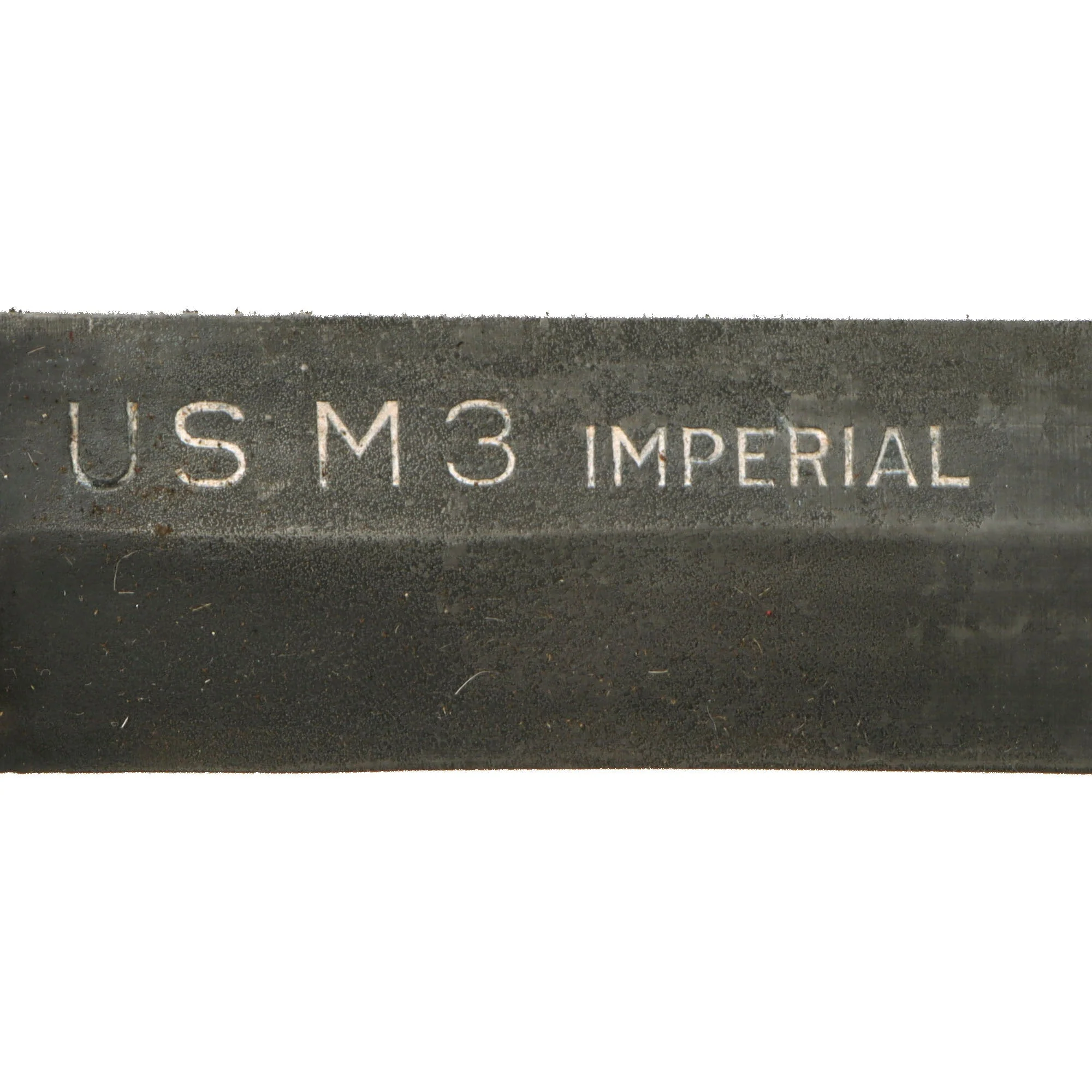Original U.S. WWII M3 Blade Marked Fighting Knife by Imperial with 1943-Dated M6 Leather Scabbard - Missing Belt Hook - Image 5