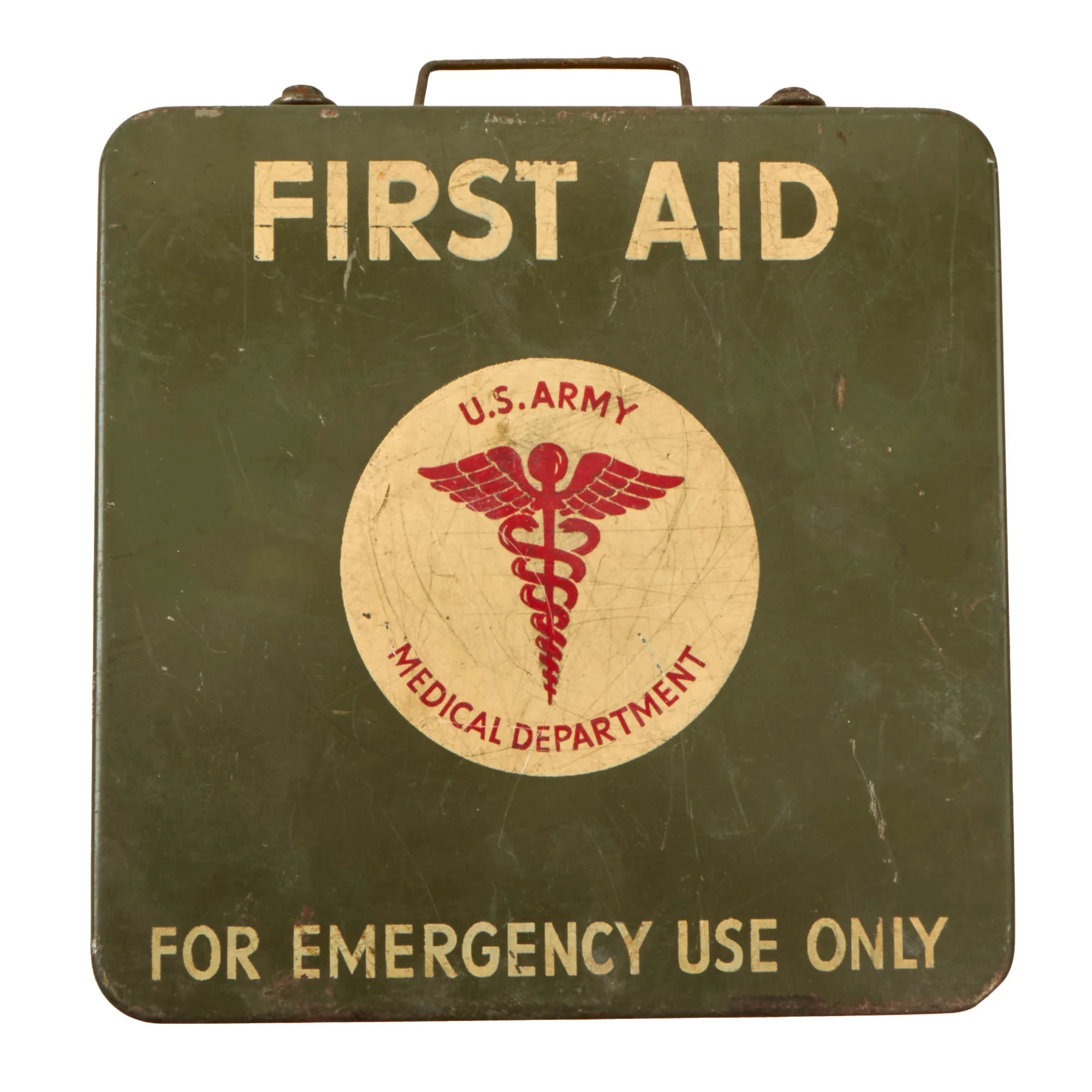 Original U.S. WWII Motor Vehicle 24-Unit Emergency First Aid Kit - EMPTY - Stock No. 9777100 - Image 8