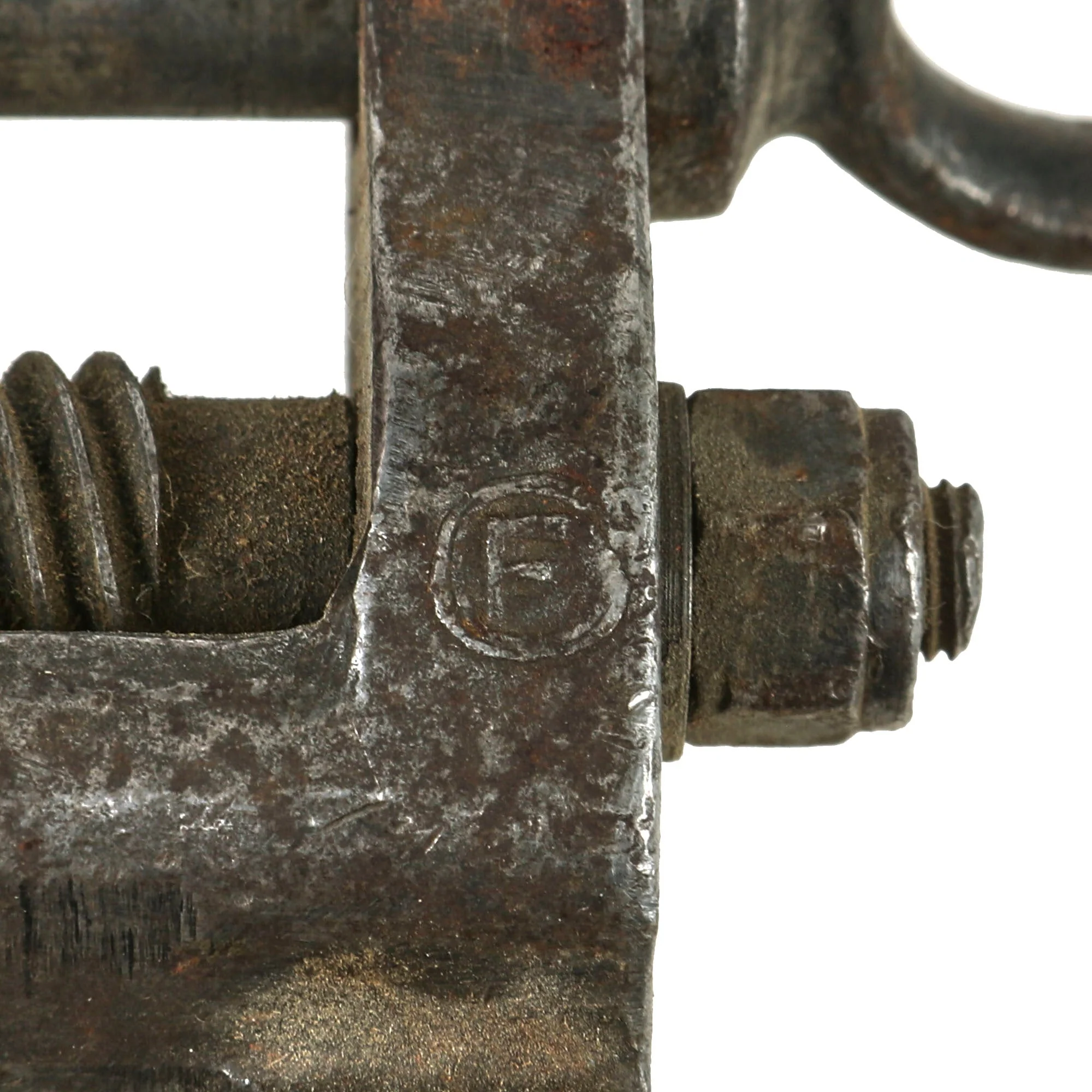Original U.S. WWII or Korean War Traverse and Elevation Mechanism T&E for the U.S. M2 Browning .50 Cal M3 Tripod - Image 8