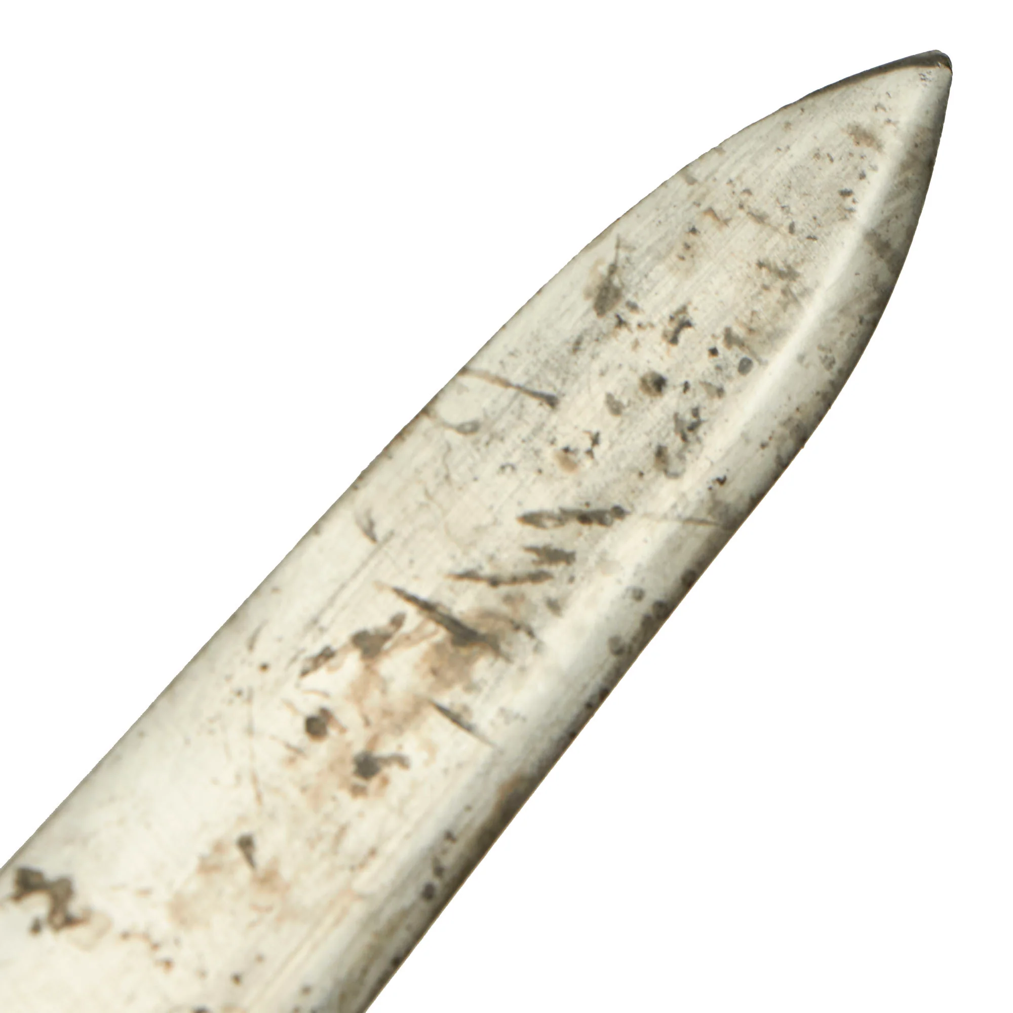 Original U.S. WWII Theater-Made Aluminum Knuckle Fighting Knife with Original Leather Sheath - Image 7