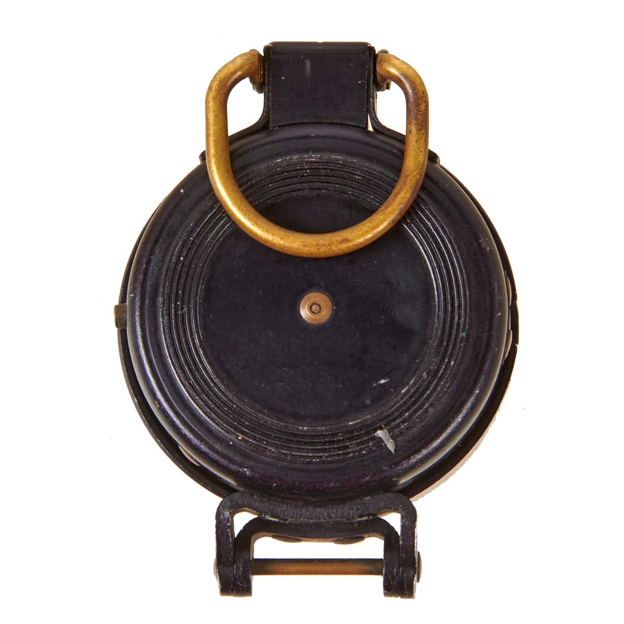 Original U.S. WWII US Army M1938 Lensatic Compass by W.&L.E. Gurley - Name Stenciled on Pouch - Image 4
